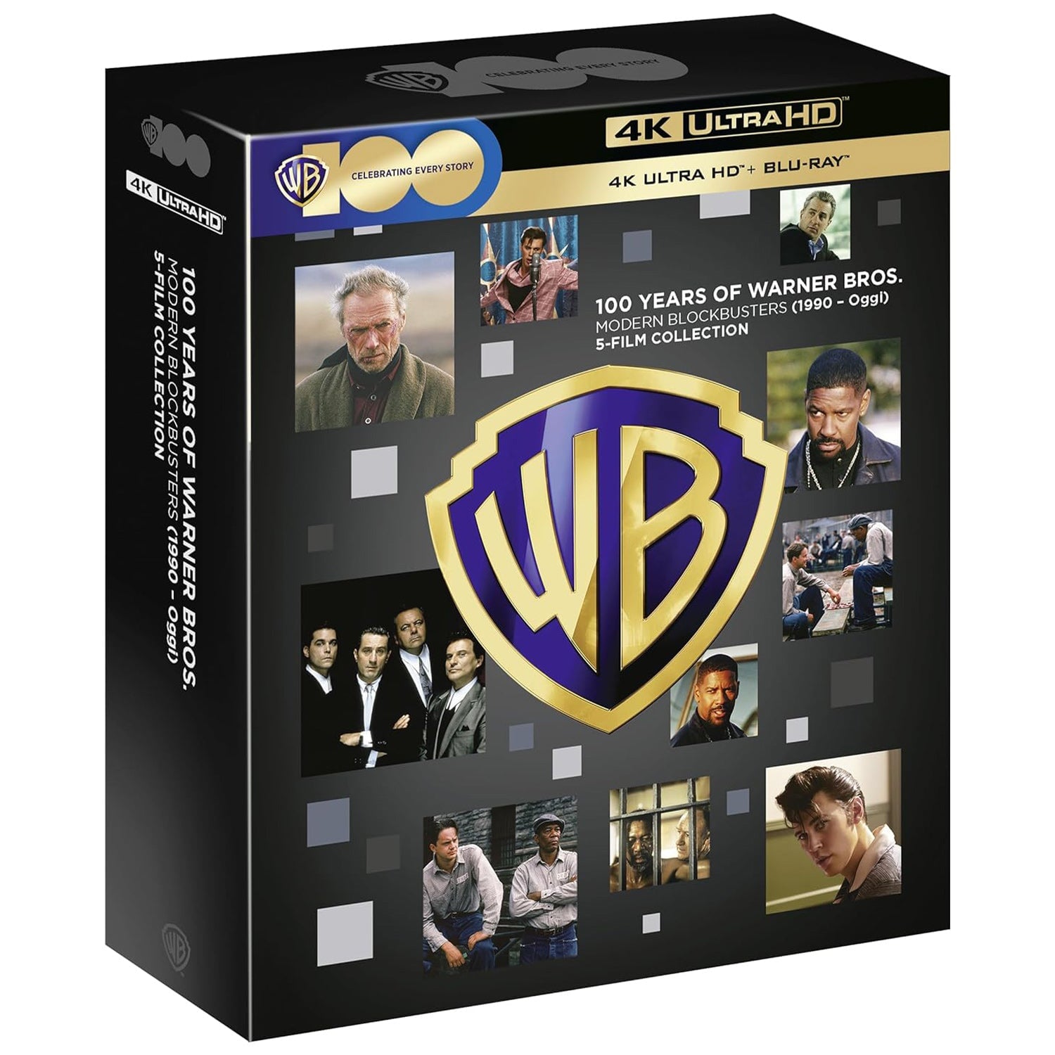 100 Years of Warner Bros. - Современные блокбастеры: Коллекция 5 фильмов (4K UHD + Blu-ray)