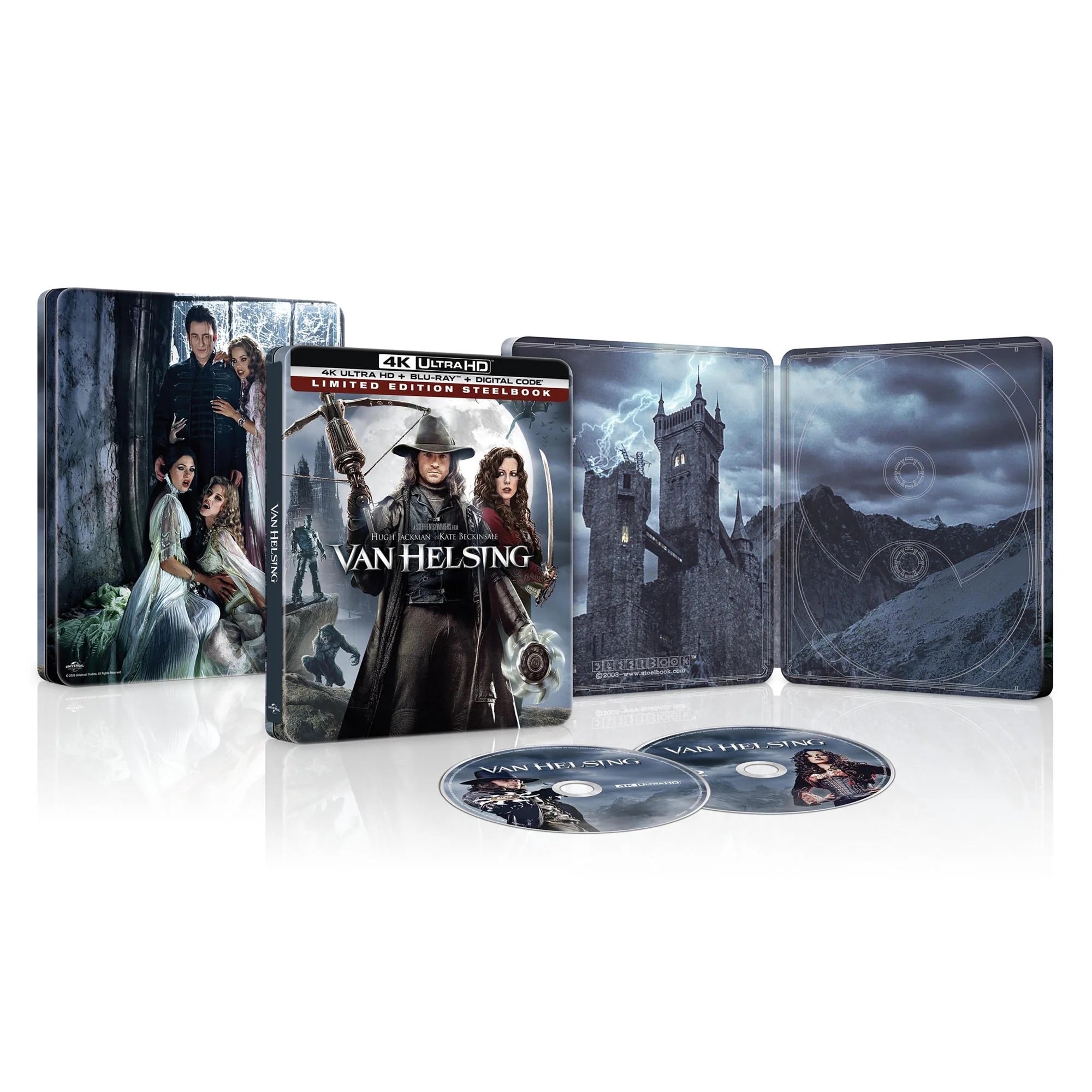 Ван Хельсинг (2004) (англ. язык) (4K UHD + Blu-ray) Steelbook