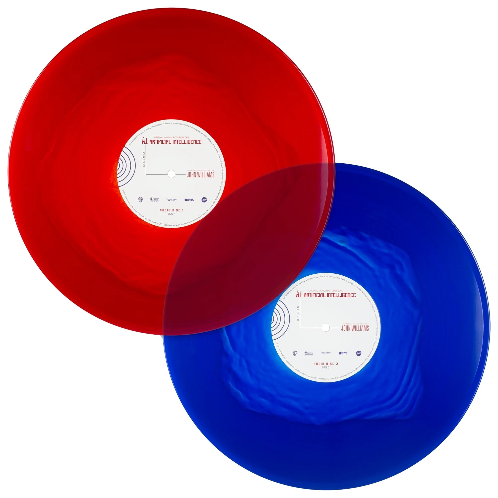 A.I. Artificial Intelligence (Music from the Motion Picture) (Transparent Red + Blue Vinyl 2LP)