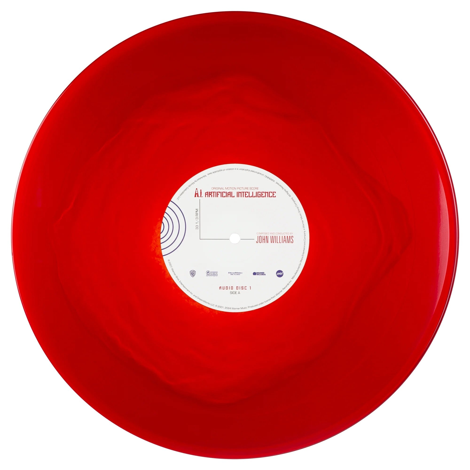 A.I. Artificial Intelligence (Music from the Motion Picture) (Transparent Red + Blue Vinyl 2LP)