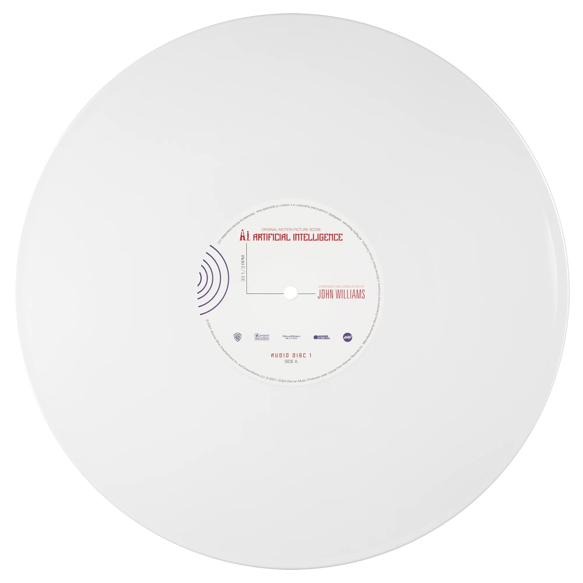 A.I. Artificial Intelligence (Music from the Motion Picture) (White Vinyl 2LP)