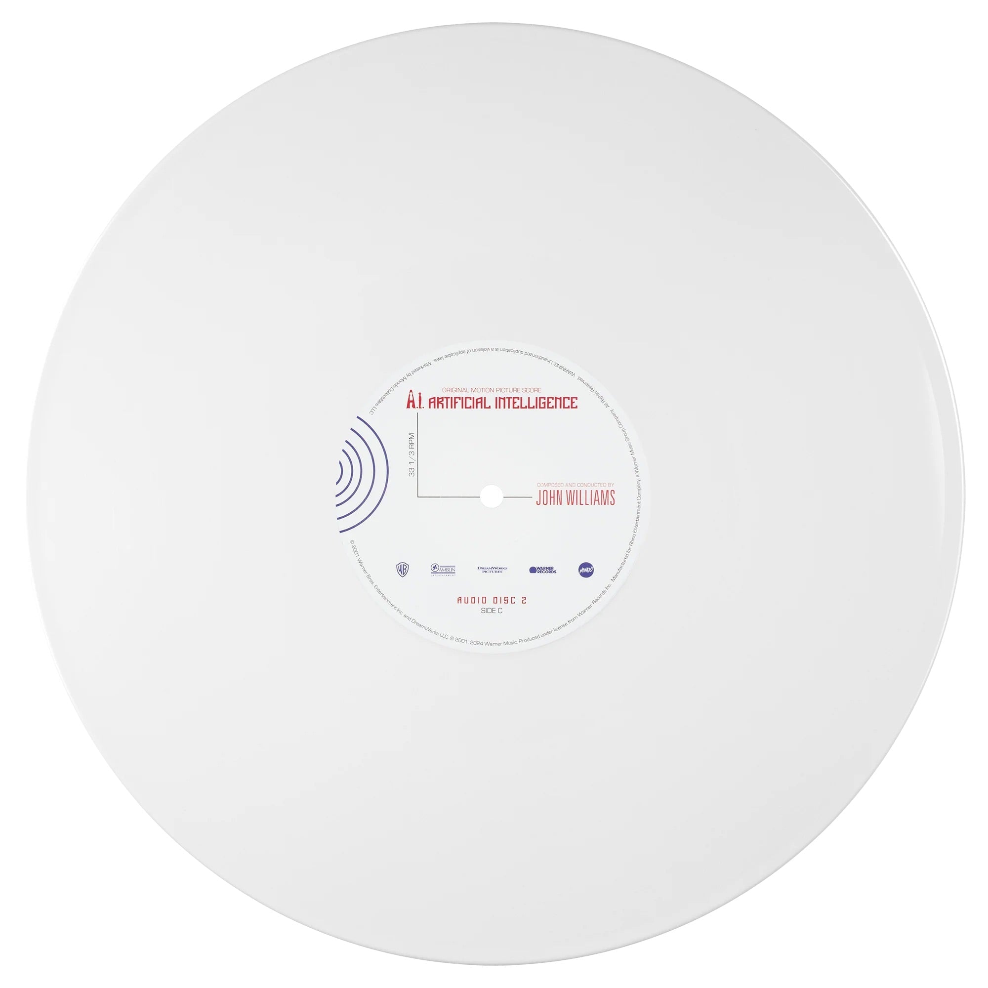 A.I. Artificial Intelligence (Music from the Motion Picture) (White Vinyl 2LP)