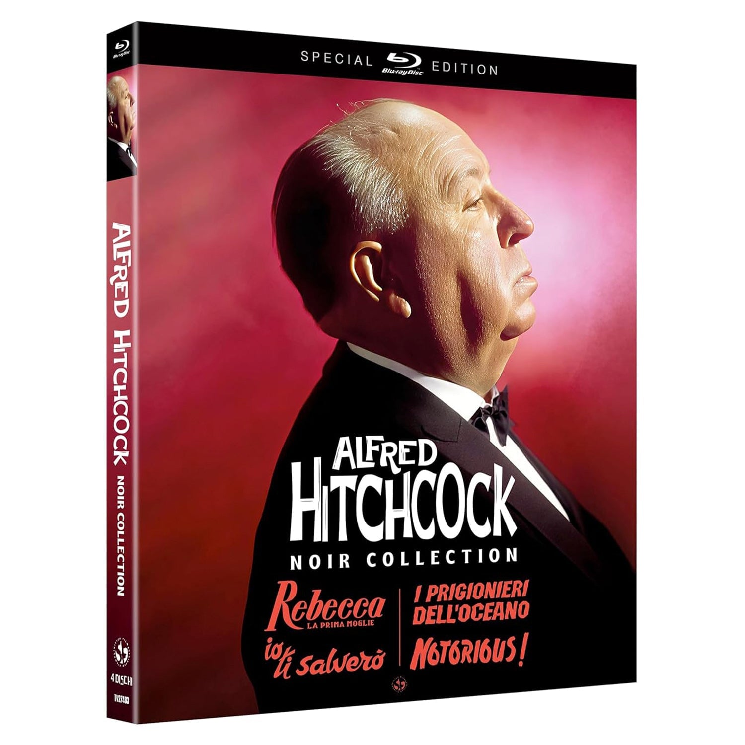 Альфред Хичкок: Коллекция фильмов Нуар (1940-1946) (англ. язык) (4 Blu-ray) Special Edition