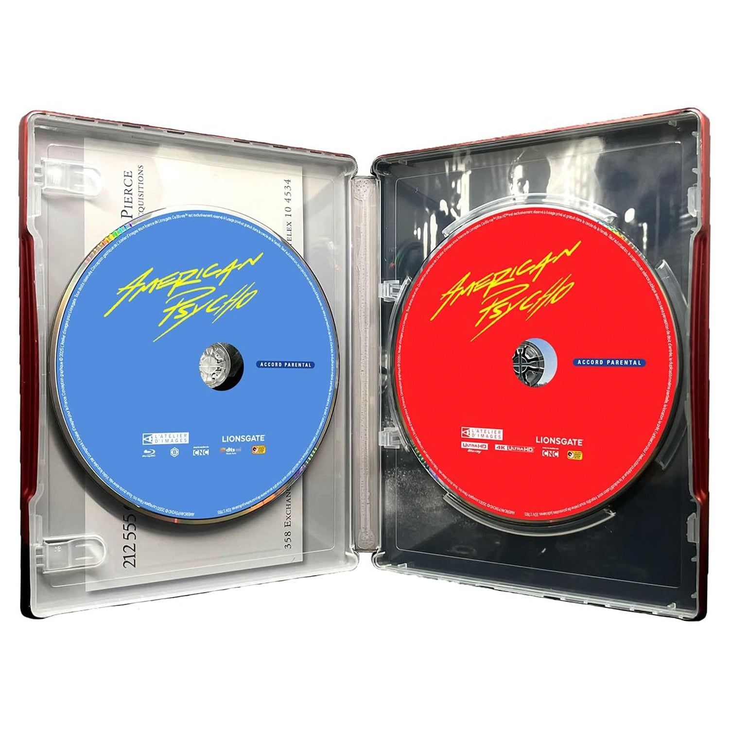 Американский психопат (2000) (англ. язык) (4K UHD + Blu-ray) Steelbook