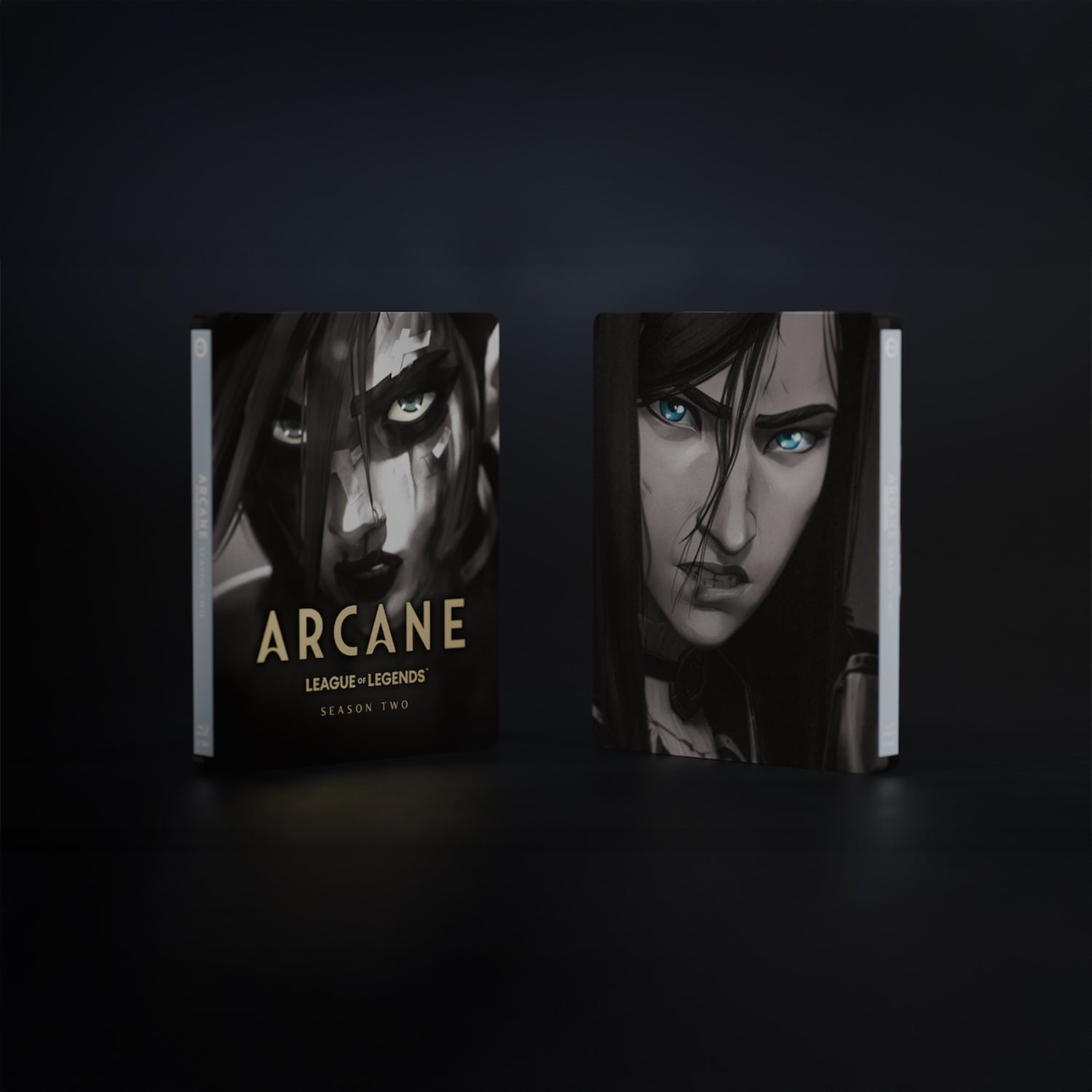 Аркейн: Сезон 2 (ТВ сериал) (2024) (англ. язык) (3 Blu-ray) "Vi & Caitlyn" Steelbook