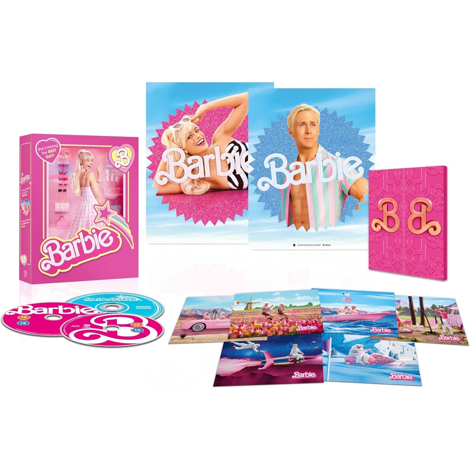 Барби (2023) (англ. язык) (Blu-ray + DVD + CD) Exclusive Film & Soundtrack Collection