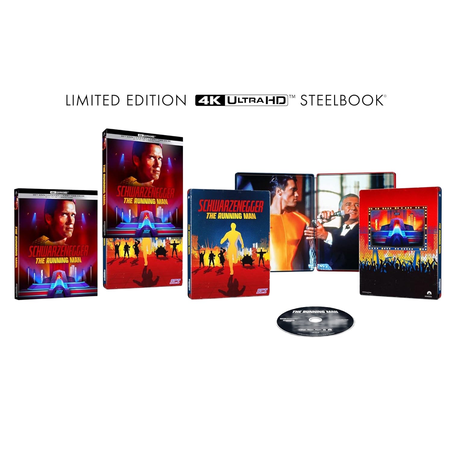 Бегущий человек (1987) (англ. язык) (4K UHD Blu-ray) Steelbook