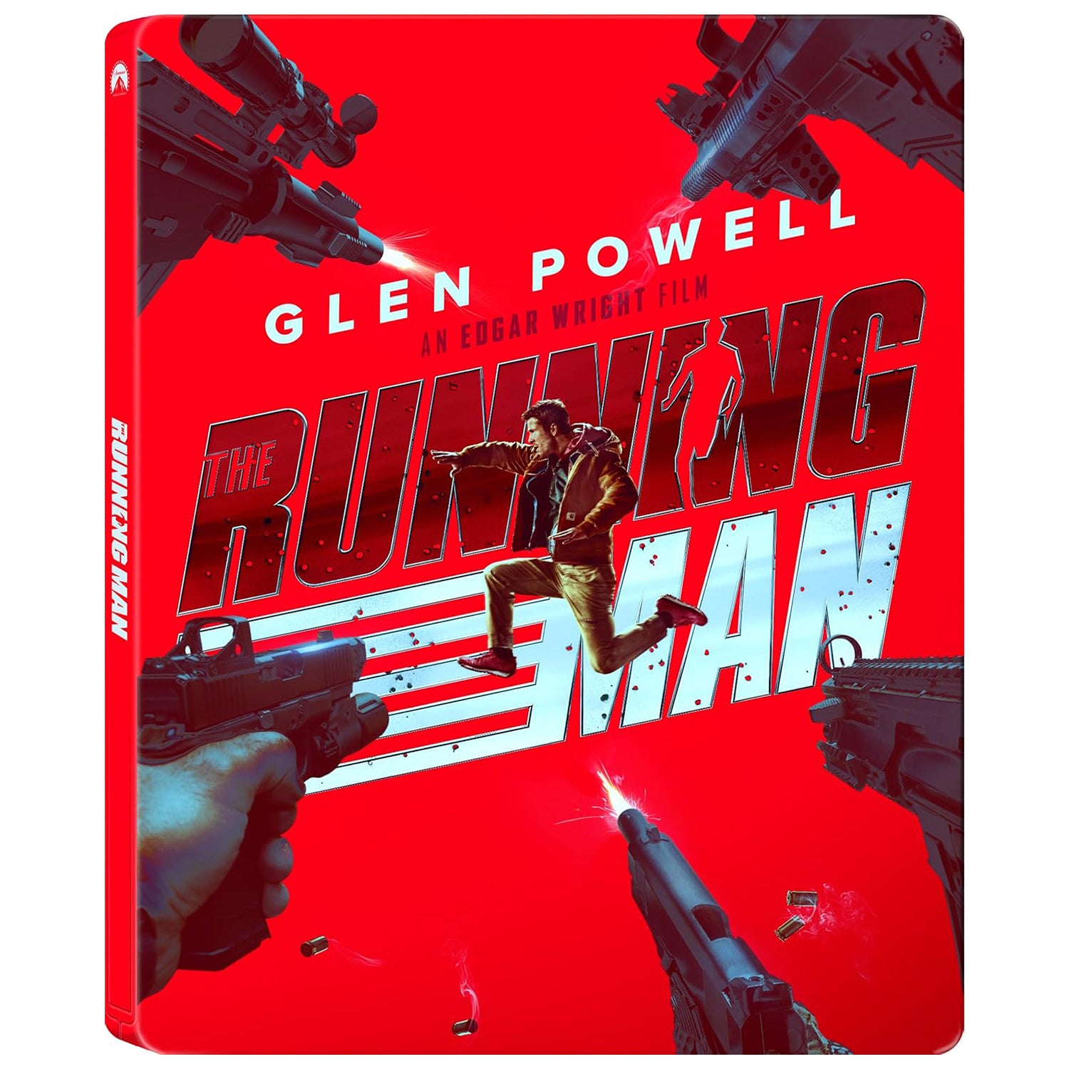 Бегущий человек (2025) (англ. язык) (4K UHD + Blu-ray) Steelbook