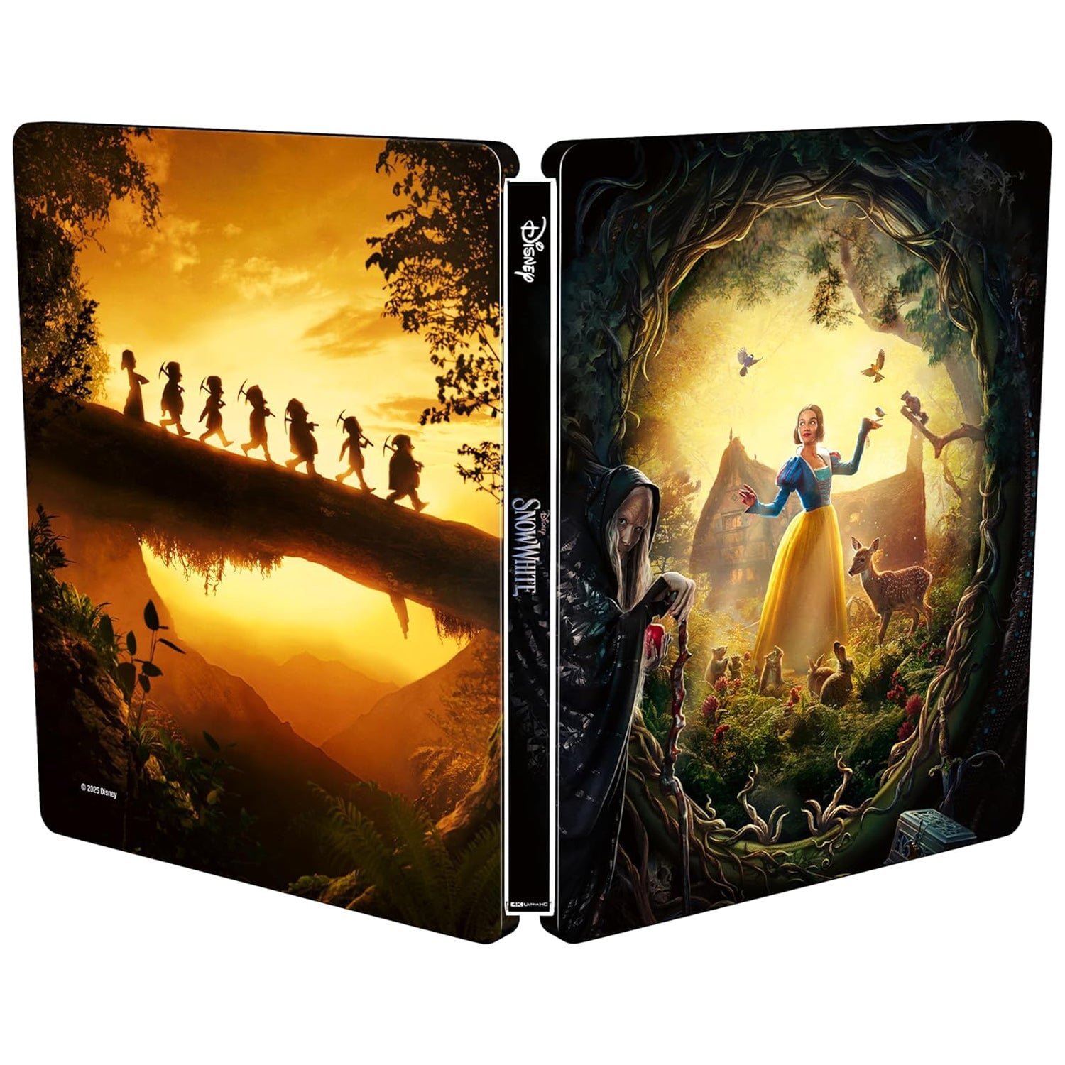 Белоснежка (2025) (англ. язык) (4K UHD + Blu-ray) Steelbook