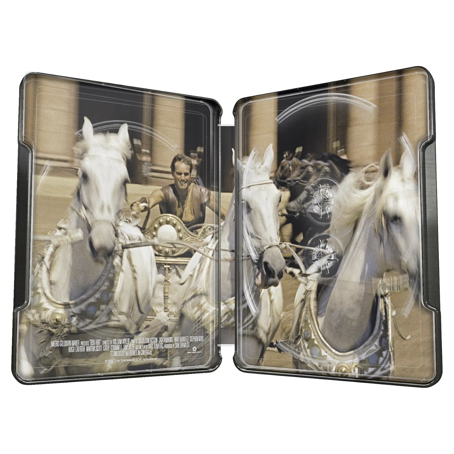 Бен-Гур (1959) (англ. язык) (4K UHD + Blu-ray) Steelbook