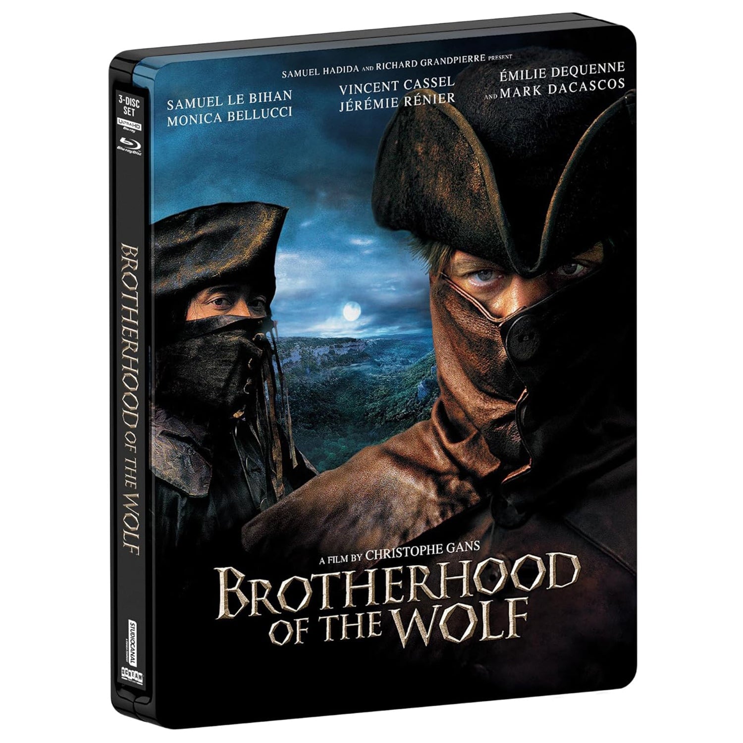 Братство волка (2001) (англ. язык) (4K UHD + 2 Blu-ray) Steelbook