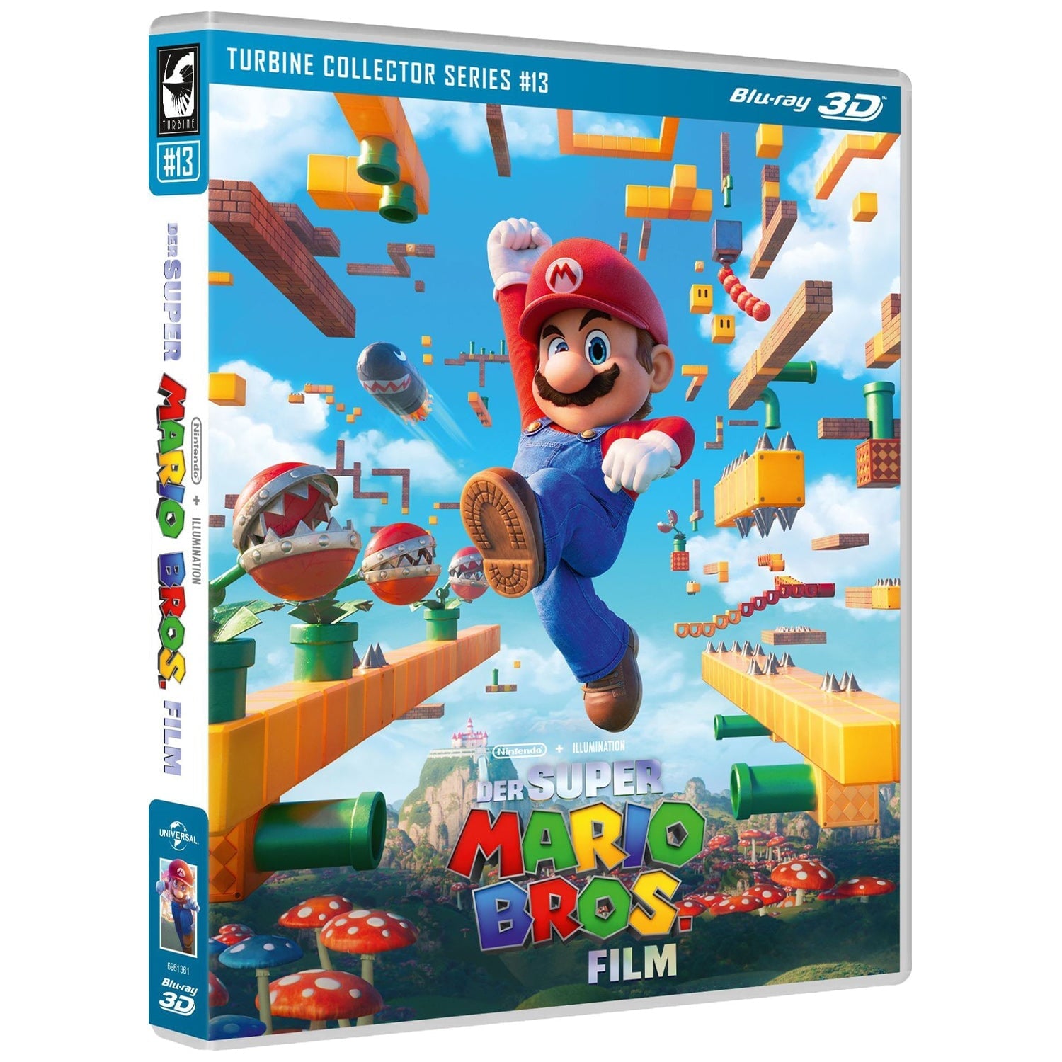 Братья Супер Марио в кино (2023) (англ. язык) (3D Blu-ray) Turbine Collector Series #13 (Blu-ray 3D)