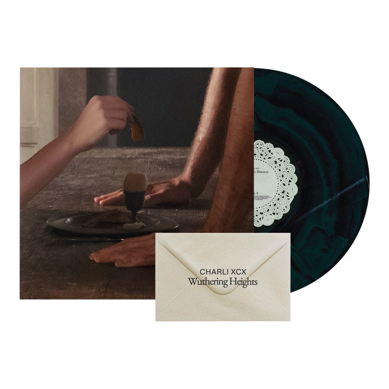 Charli XCX - Wuthering Heights (Soundtrack) (Black & Dark Green Marble Vinyl LP)