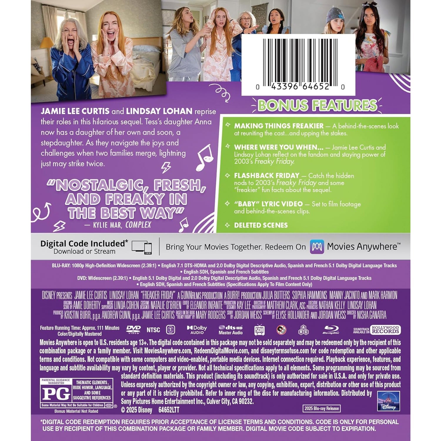 Чумовая пятница 2 (2025) (англ. язык) (Blu-ray + DVD)