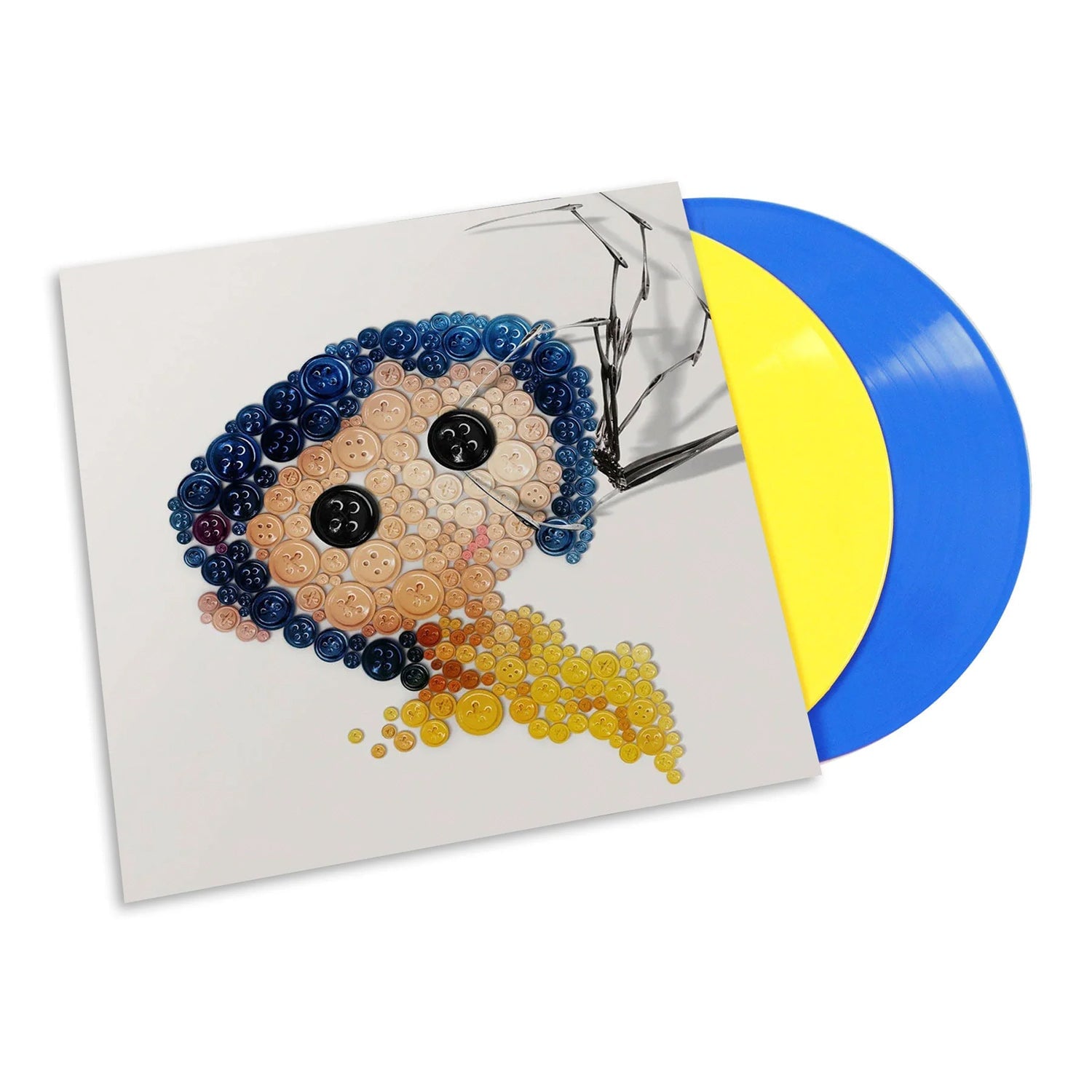 Coraline (Original Motion Picture Soundtrack) Limited 15th Anniversary Edition (Blue & Yellow Colored Vinyl 2LP)
