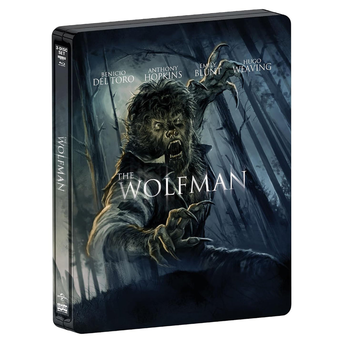 Людина-вовк (2010) (англ. мова) (4K UHD + 2 Blu-ray) Steelbook