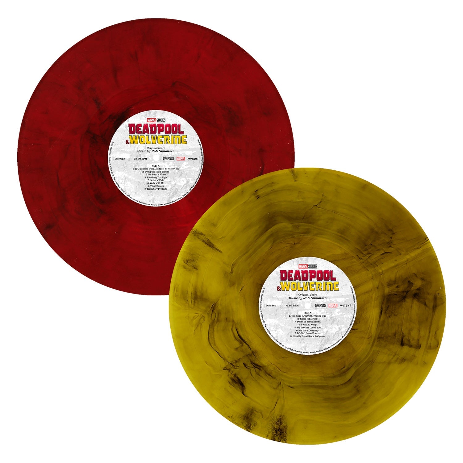 Deadpool & Wolverine (Original Score) Music by Rob Simonsen (Exclusive Color Vinyl 2 LP)