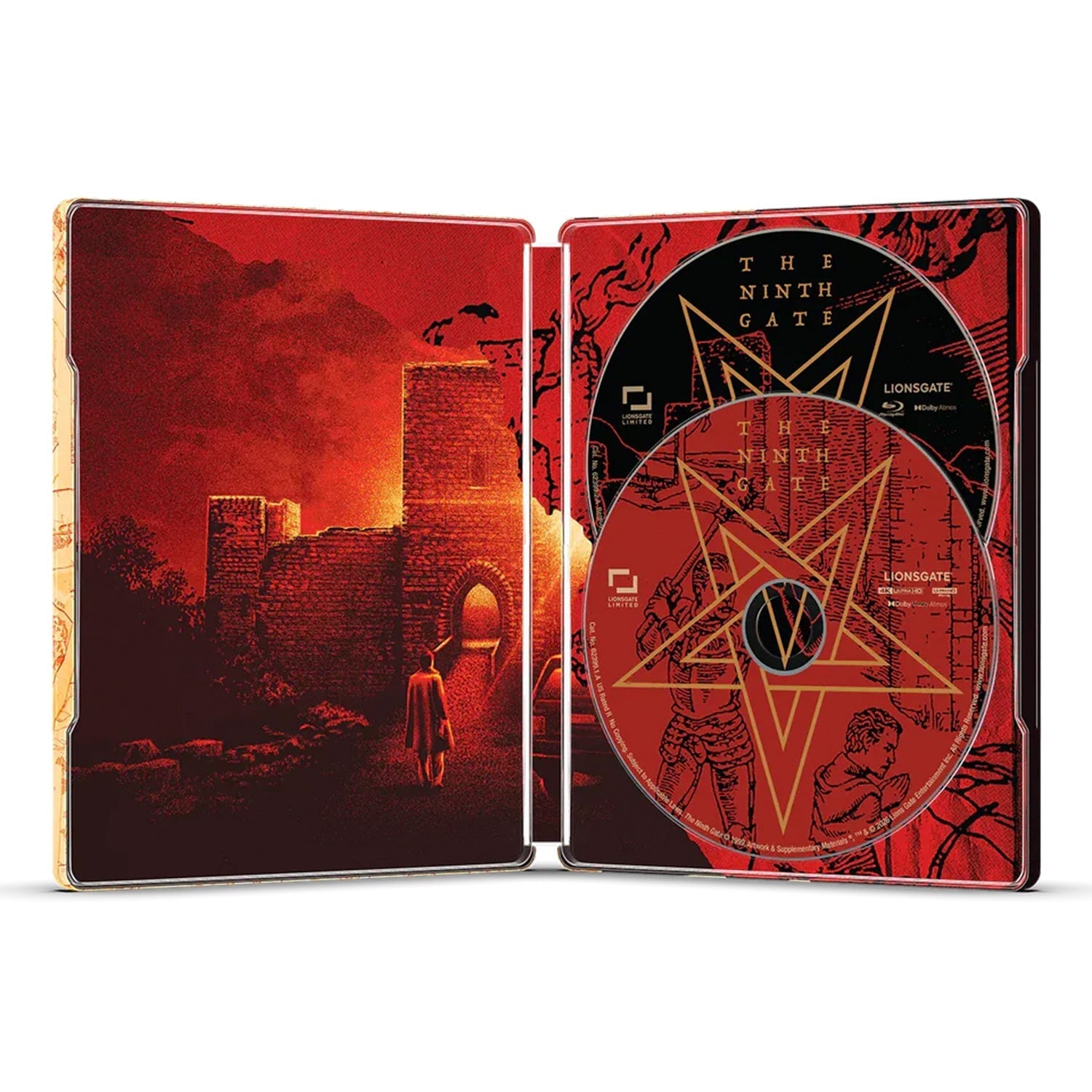 Девятые врата (1999) (англ. язык) (4K UHD + Blu-ray) Steelbook