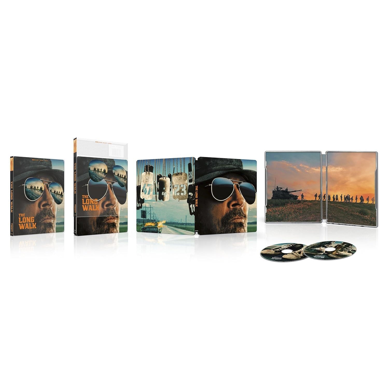 Долгая прогулка (2025) (англ. язык) (4K UHD + Blu-ray) Steelbook