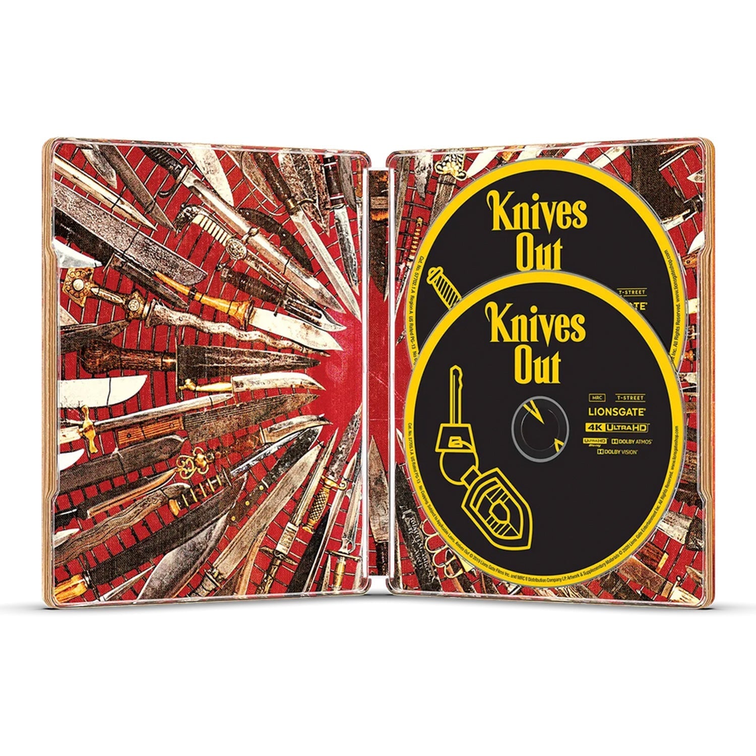 Достать ножи (2019) (англ. язык) (4K UHD + Blu-ray) Steelbook