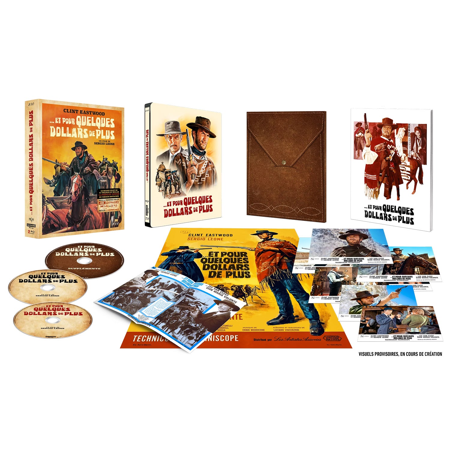 For a Few Dollars More (1965) (4K UHD + Blu-ray + Bonus Blu-ray) Steelbook Limited Collector's Edition