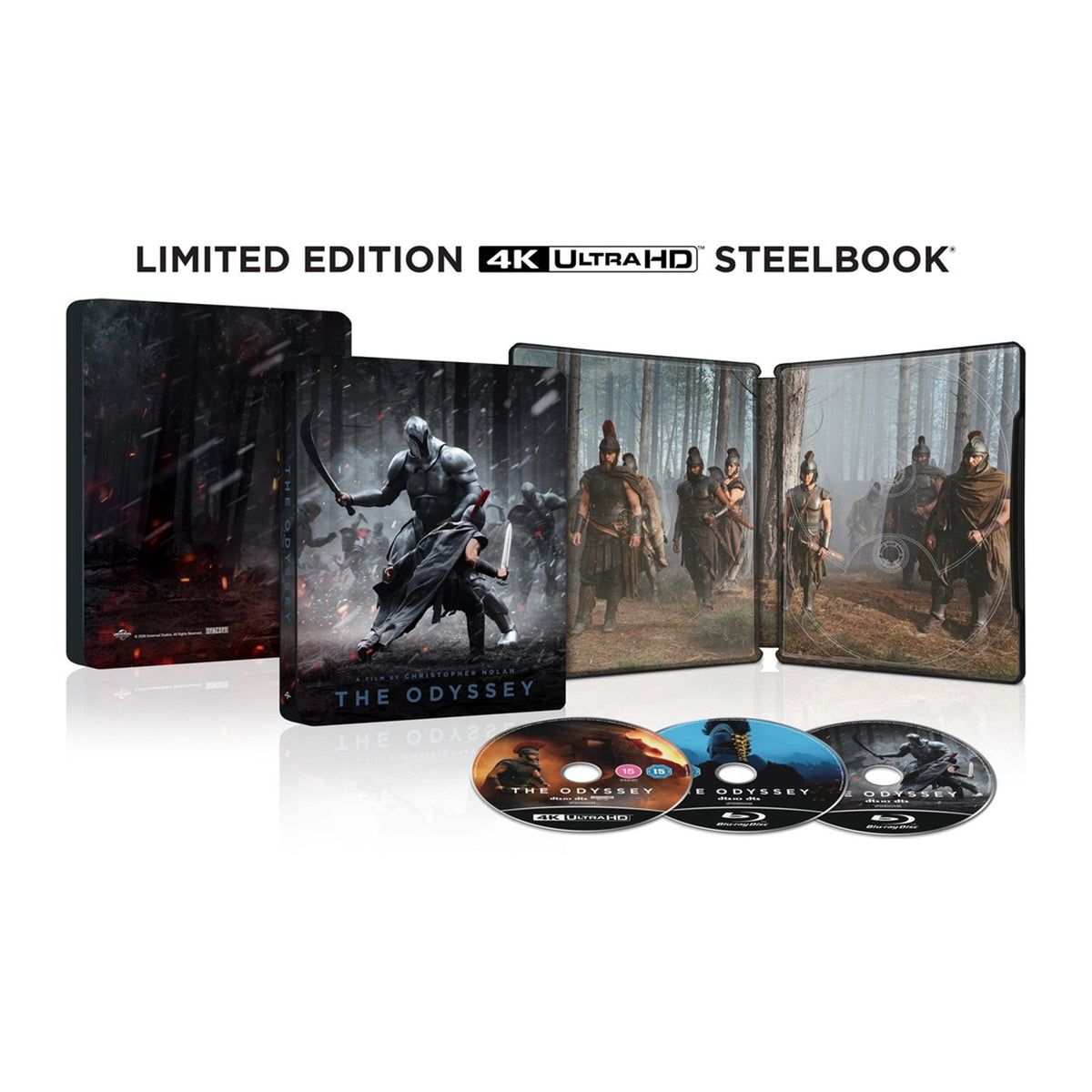 Одіссея (2026) (англ. мова) (4K UHD + 2 Blu-ray) Steelbook