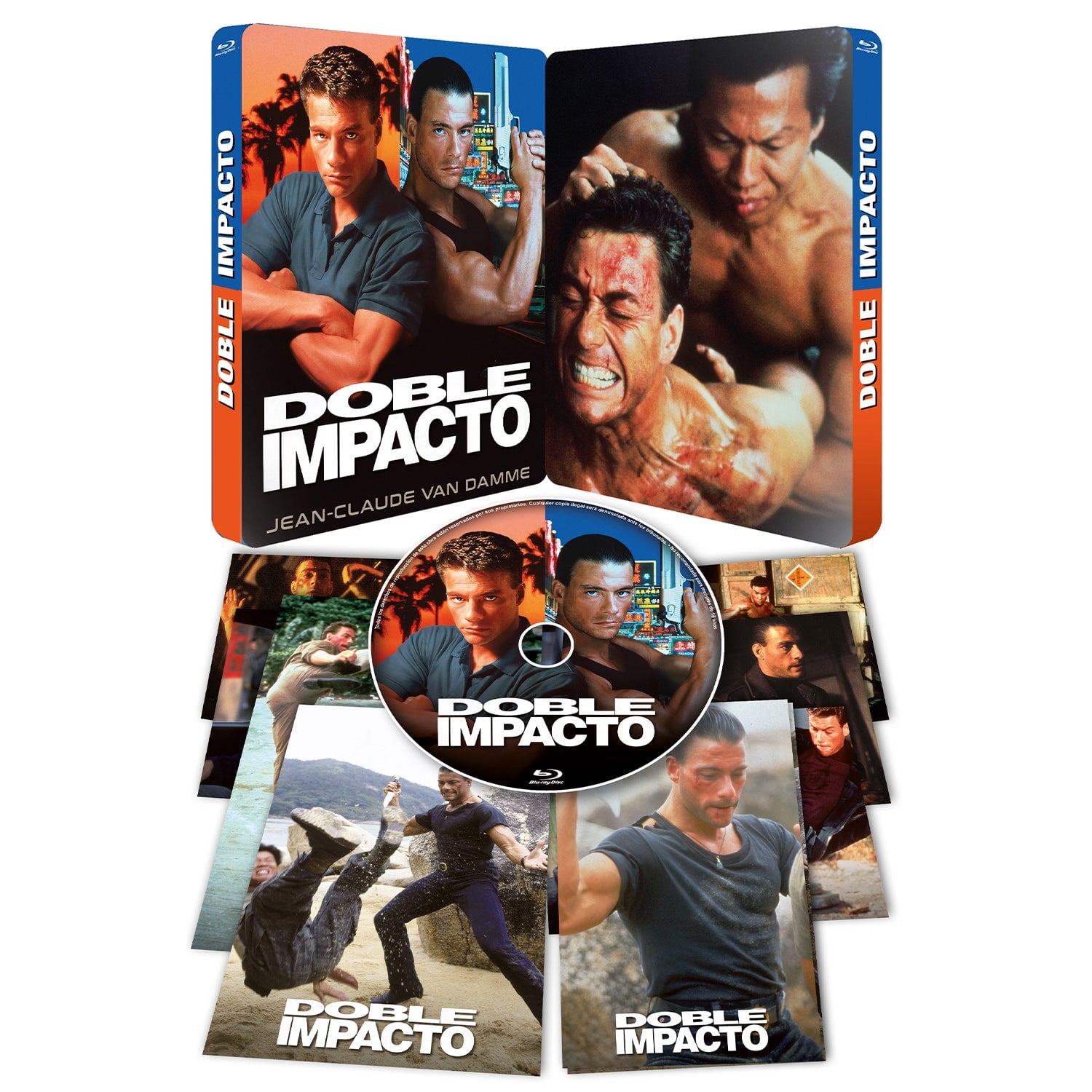 Двойной удар (1991) (англ. язык) (Blu-ray + 8 Cards) Metal Box