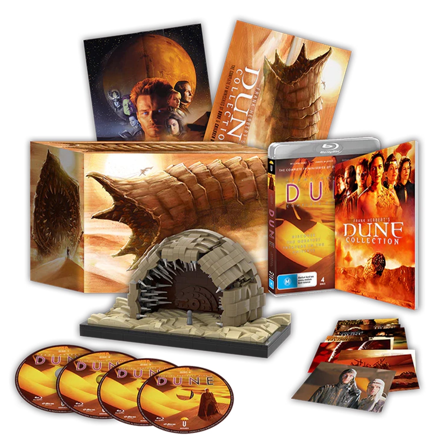 Frank Herbert's Dune Children of Dune (2000-2003) Collector's Edition (4 Blu-ray) +Brick Set +Rigid Case +Book +Art cards +Poster)