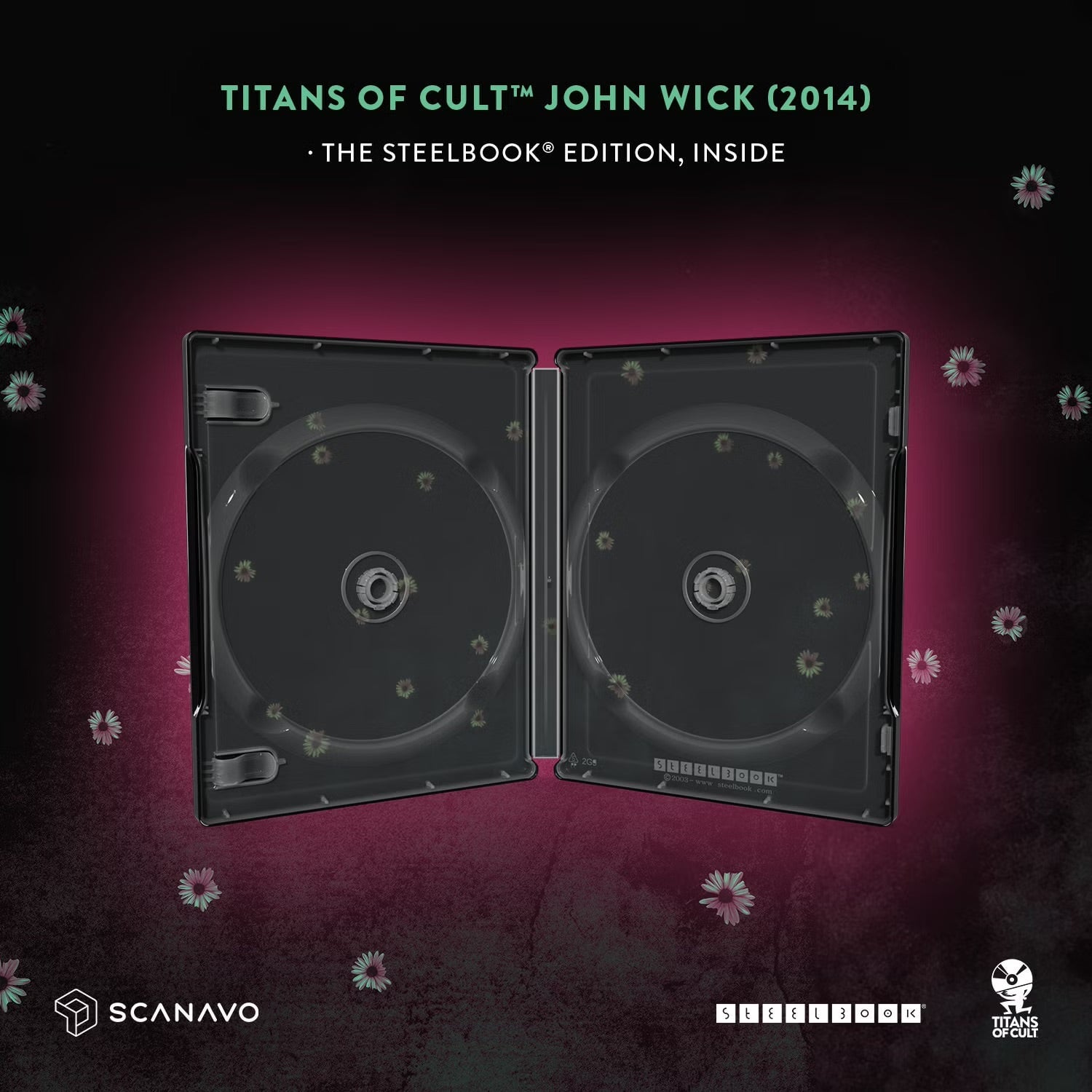 Джон Уик (2014) (англ. язык) (4K UHD + Blu-ray) Titans of Cult Steelbook