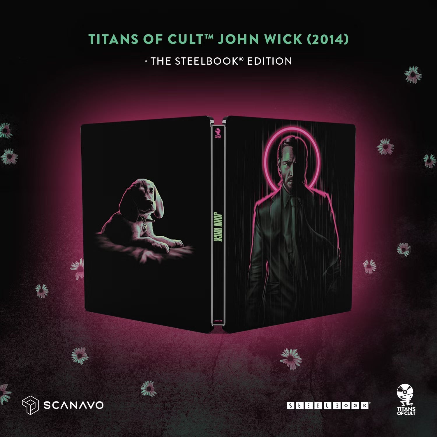 Джон Уик (2014) (англ. язык) (4K UHD + Blu-ray) Titans of Cult Steelbook