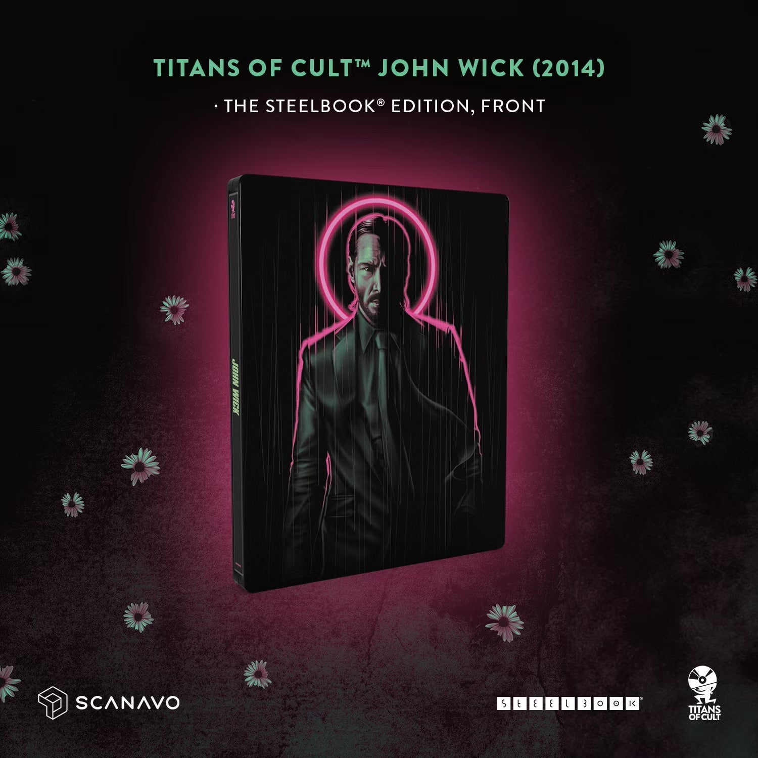 Джон Уик (2014) (англ. язык) (4K UHD + Blu-ray) Titans of Cult Steelbook