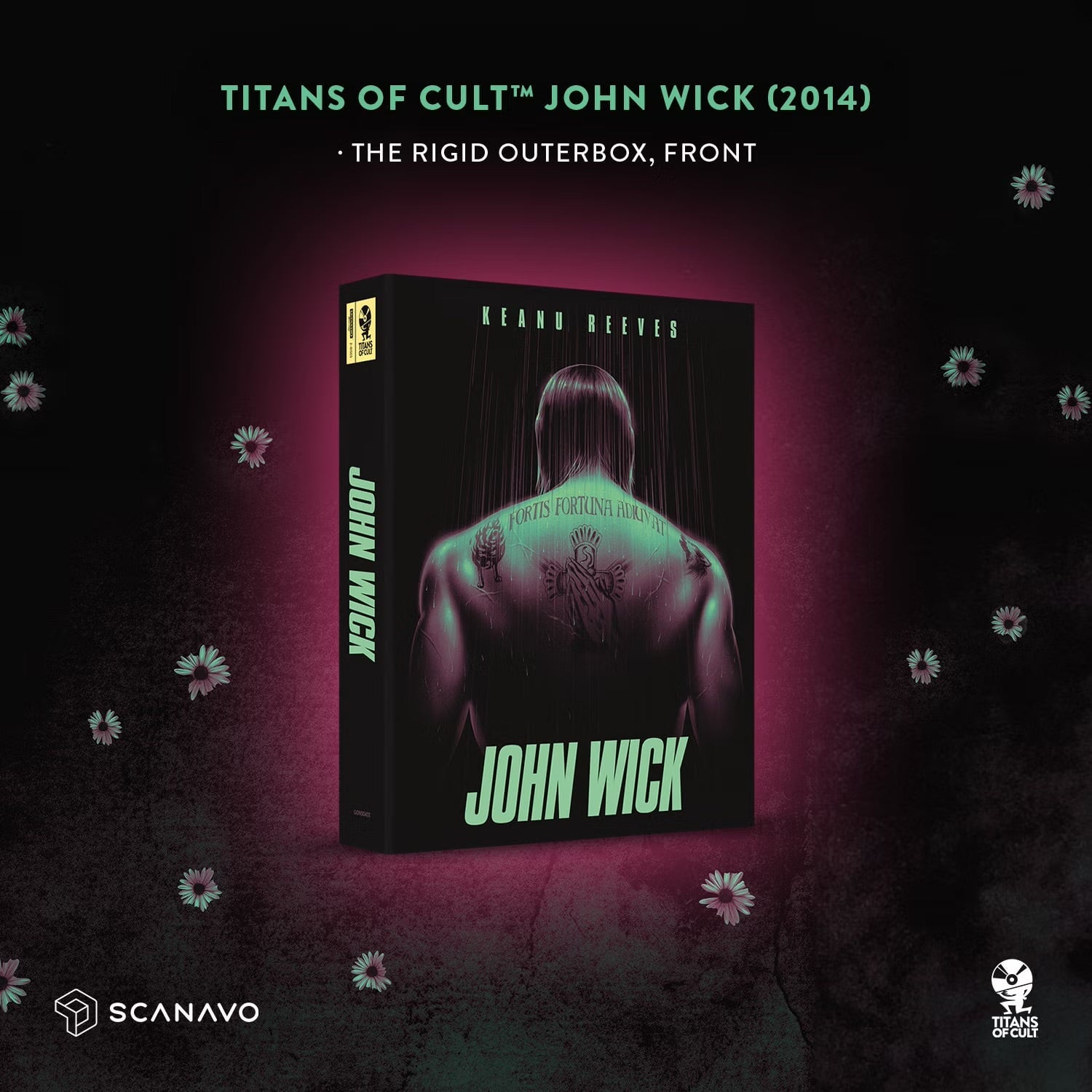 Джон Уик (2014) (англ. язык) (4K UHD + Blu-ray) Titans of Cult Steelbook