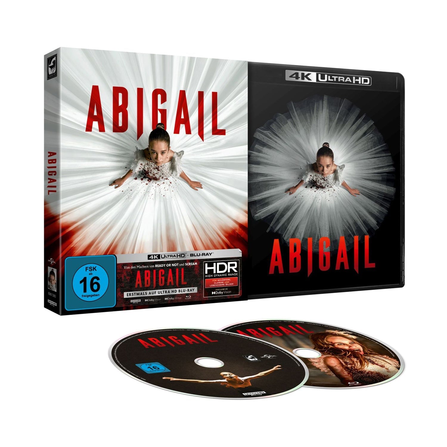 Эбигейл (2024) (англ. язык) (4K UHD + Blu-ray) Special Edition with Full Slip