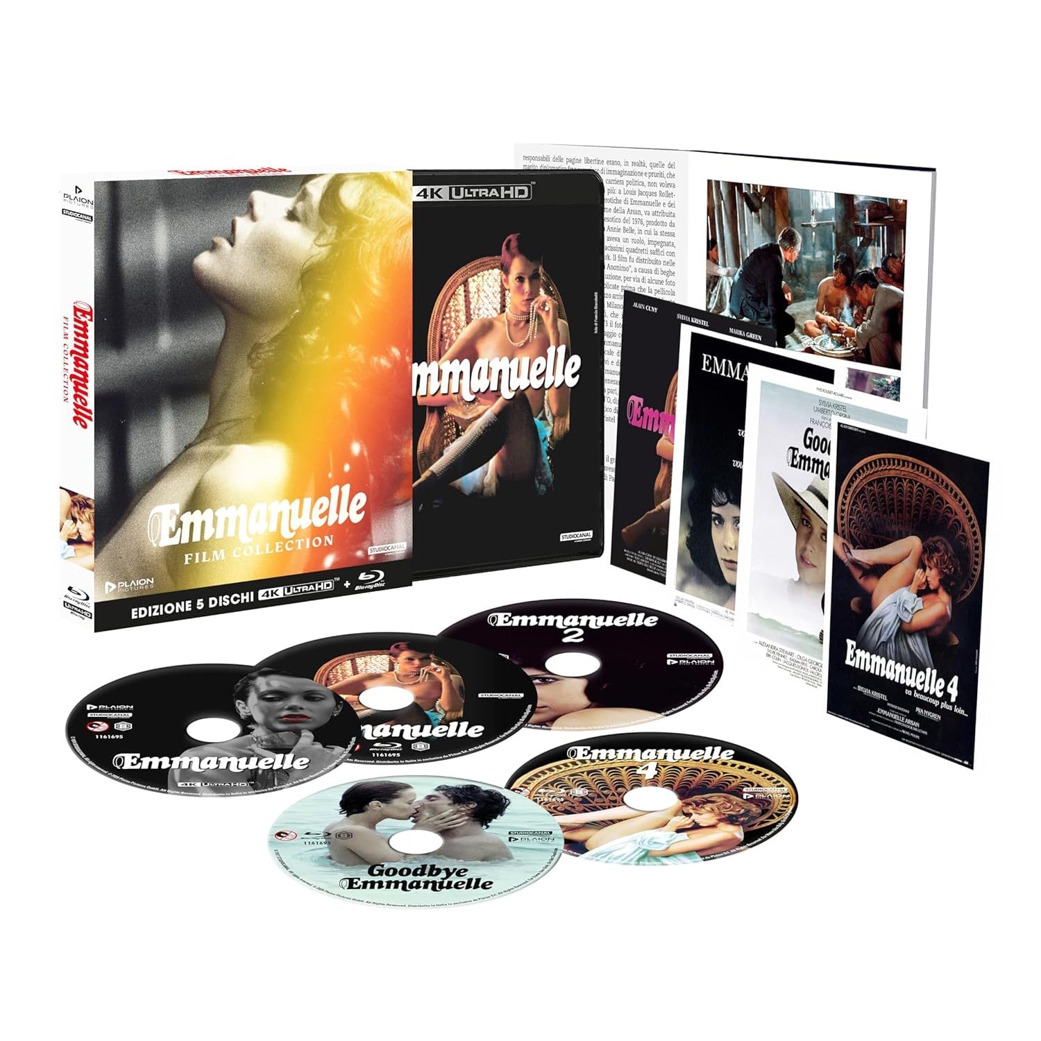 Эммануэль: Коллекция фильмов (англ. язык) (4K UHD + 4 Blu-ray)