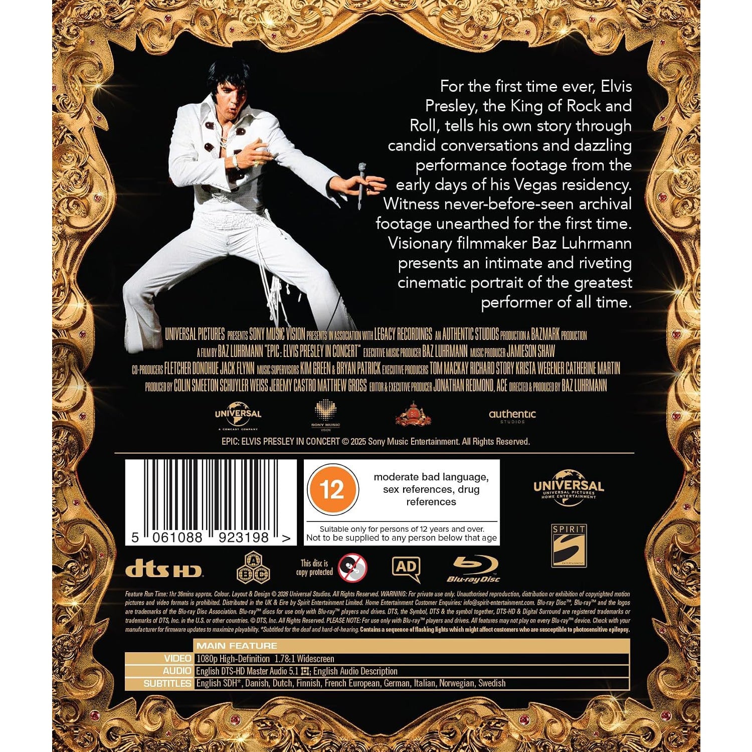 EPiC: Elvis Presley in Concert (2025) (англ. язык) (Blu-ray)