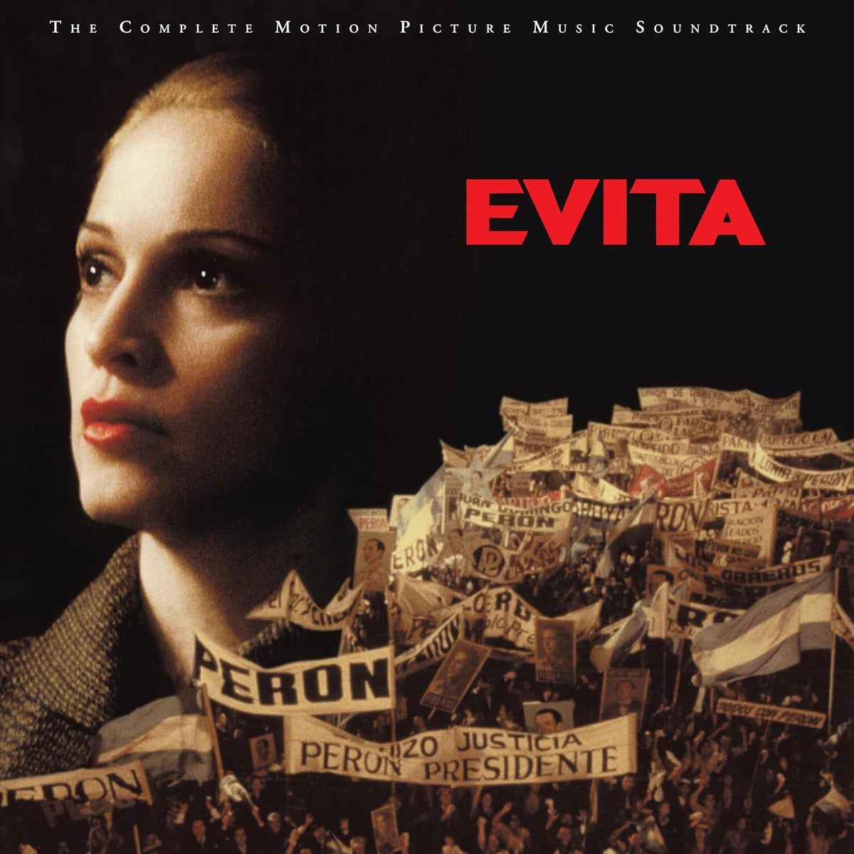 Evita: The Complete Motion Picture Soundtrack (Translucent Red Color Vinyl 3LP) Deluxe Set