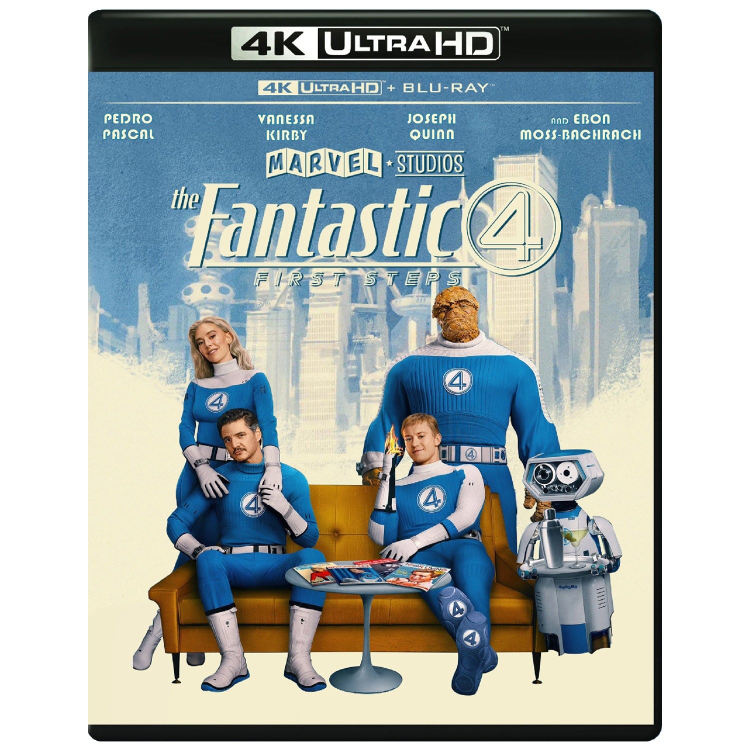 Фантастическая четвёрка: Первые шаги (2025) (англ. язык) (4K UHD + Blu-ray)