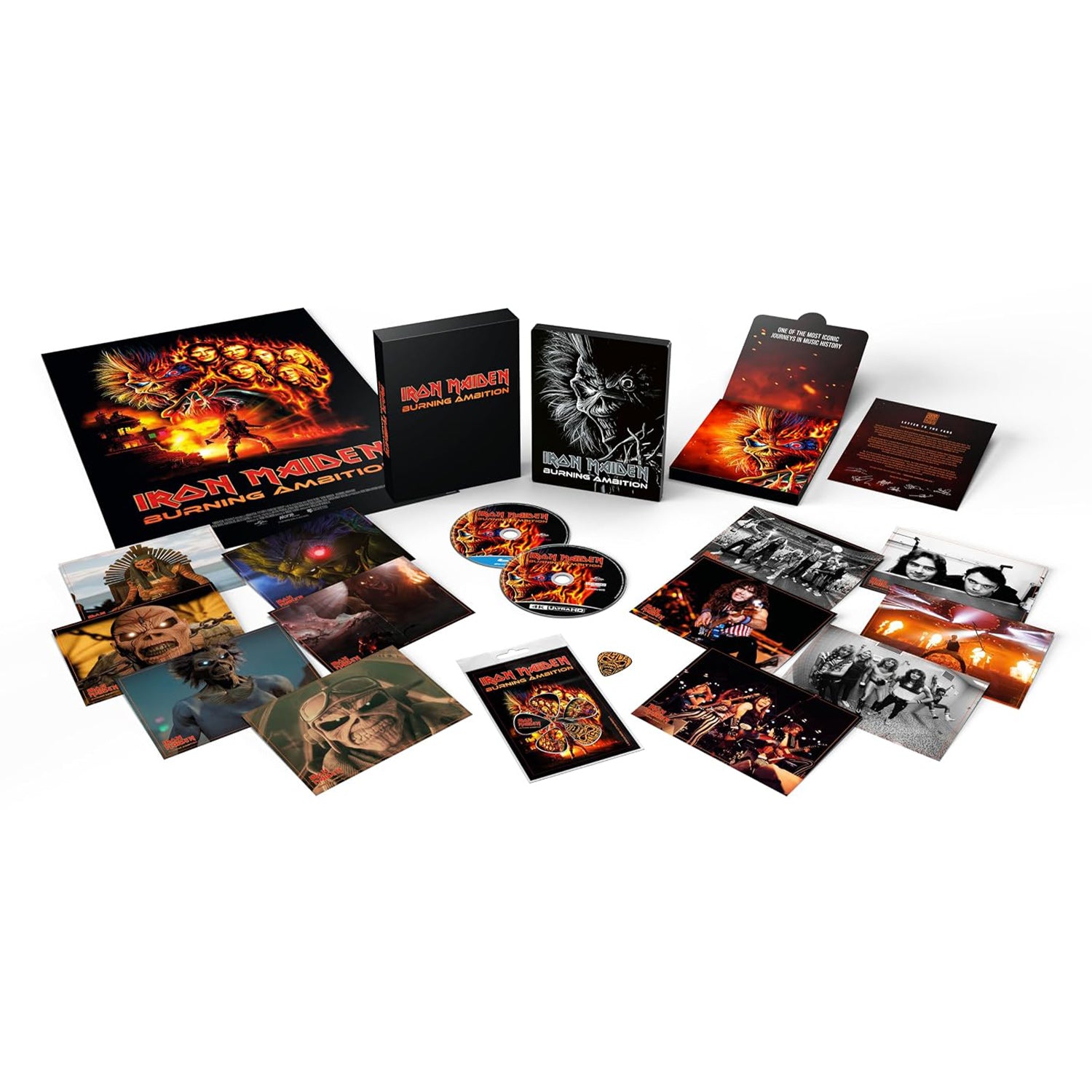 Iron Maiden: Burning Ambition (2026) (4K UHD + Blu-ray) Premium Steelbook Giftset Collector's Edition