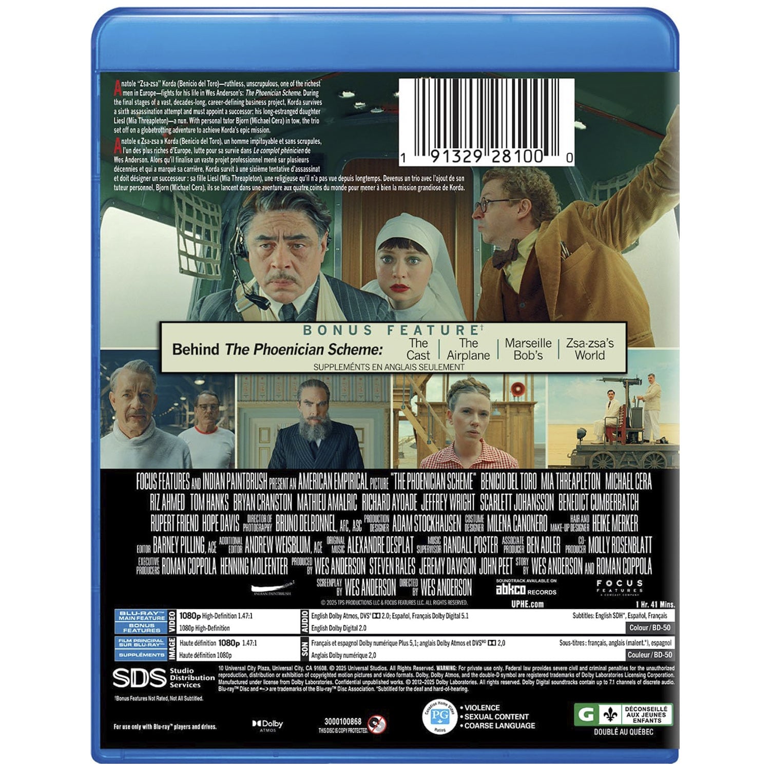 Финикийская схема (2025) (англ. язык) (Blu-ray)