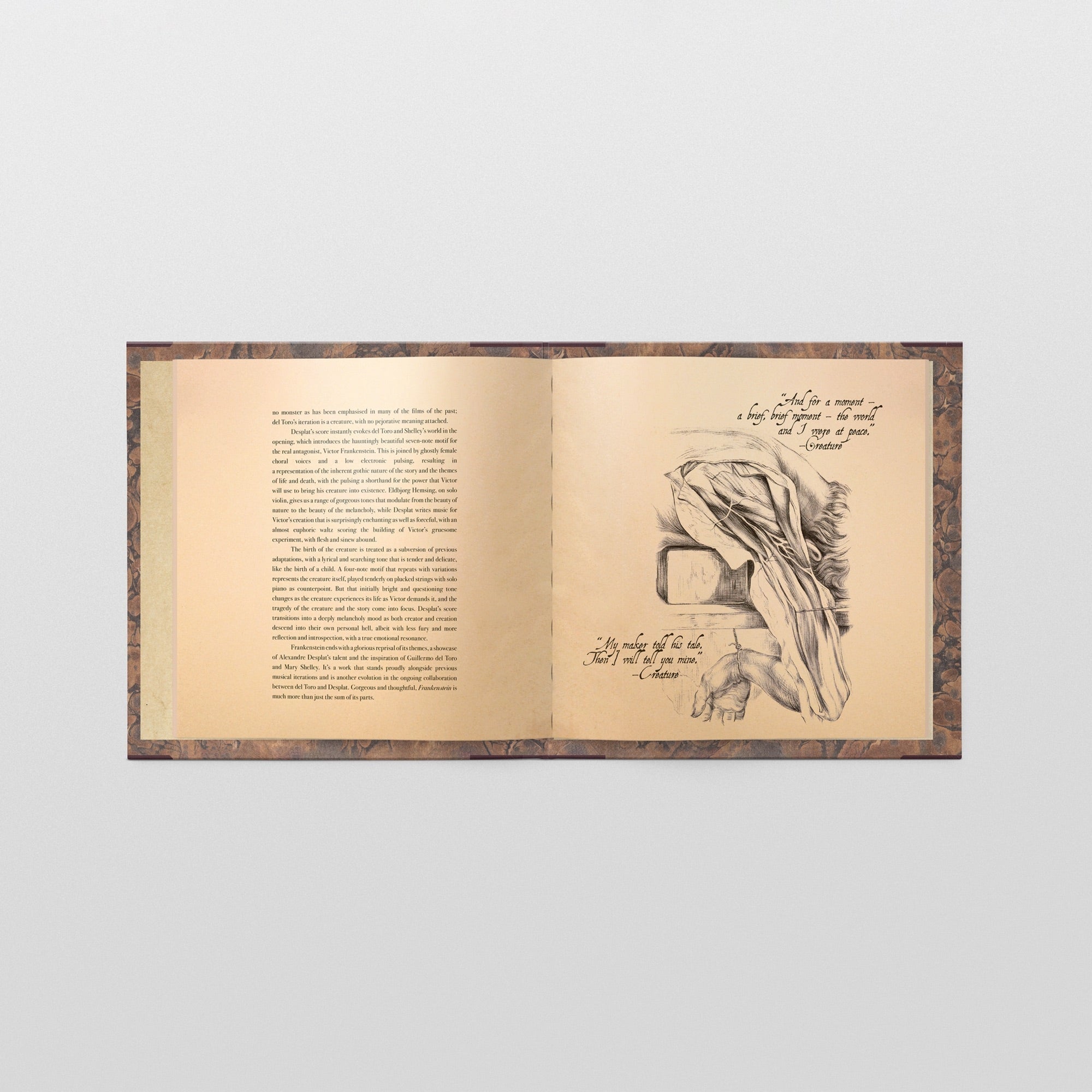 Frankenstein (Original Motion Picture Soundtrack) (Color Vinyl 2LP) Deluxe Edition With 28 page Bound Book