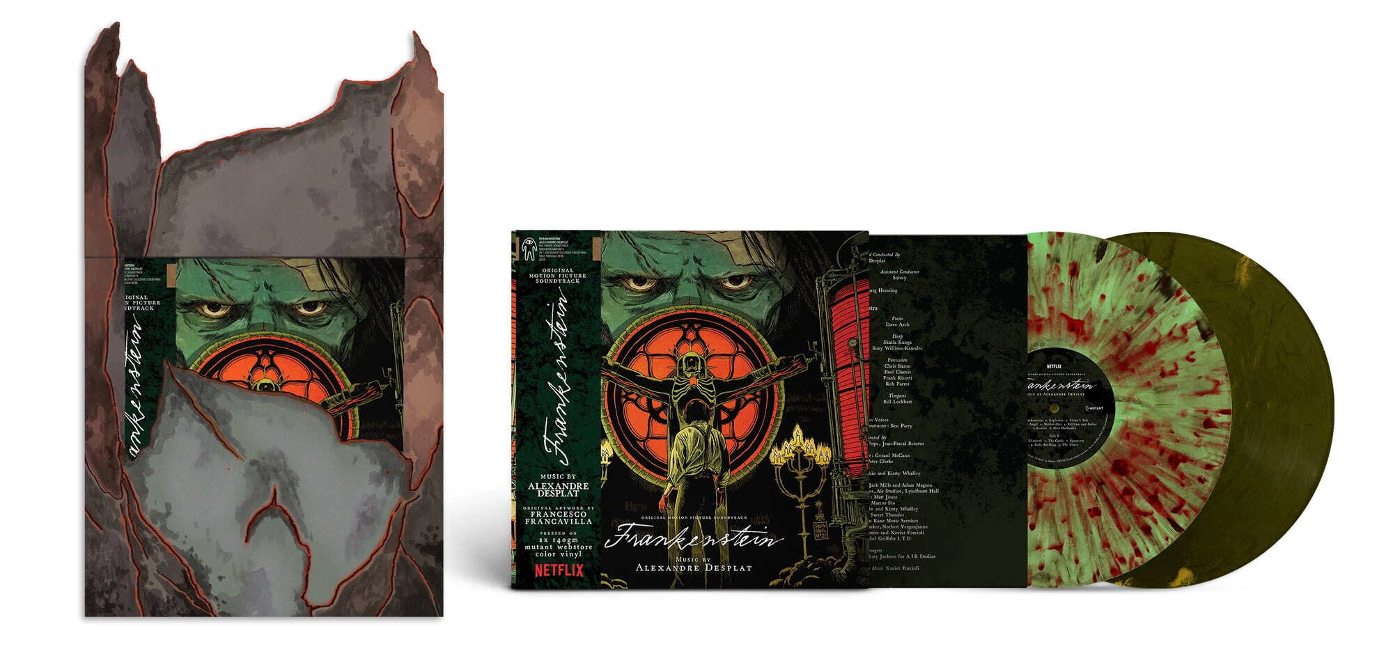 Frankenstein (Original Motion Picture Soundtrack) (Exclusive White and Red Splatter Color Vinyl 2LP)