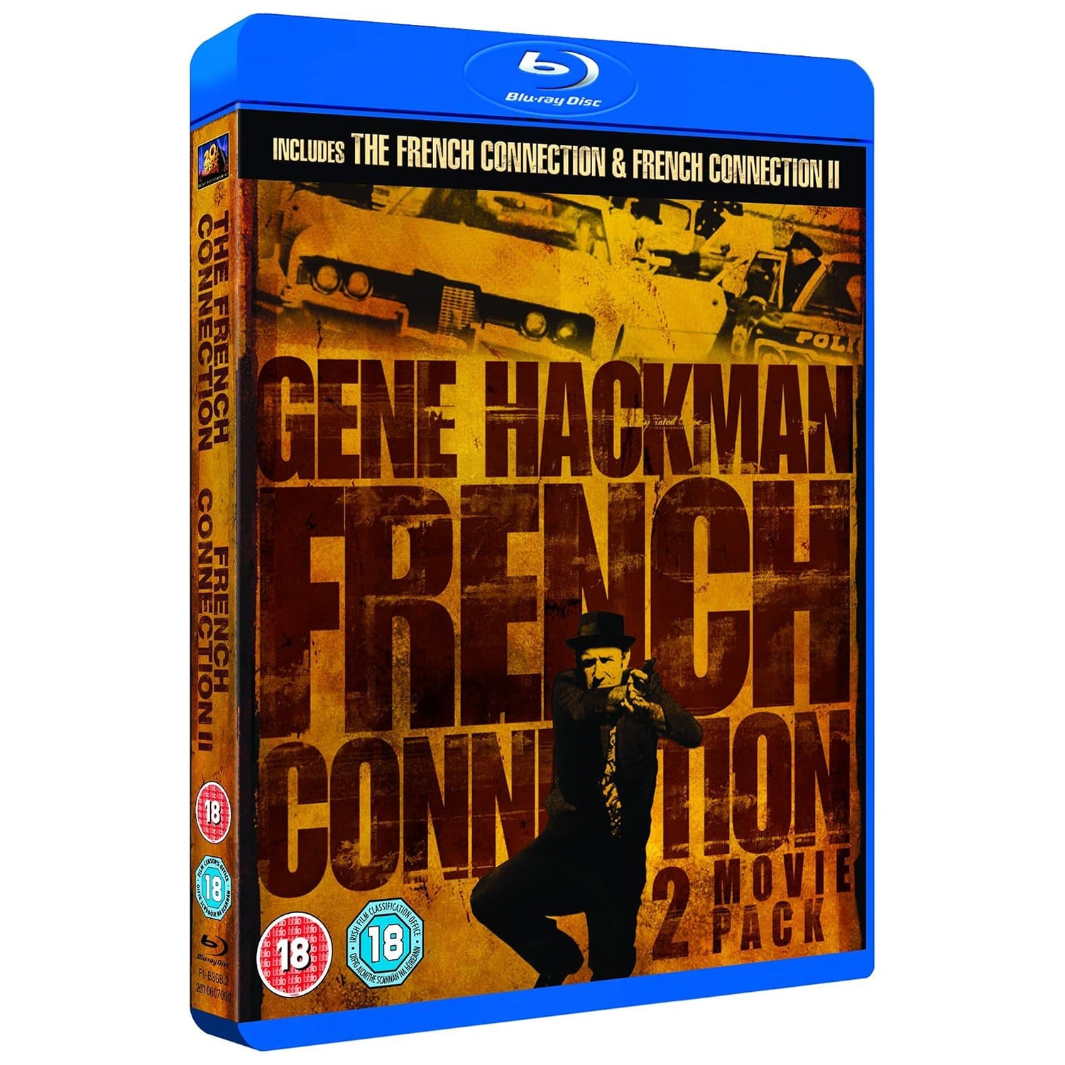 Французский связной 1-2 (1971-1975) (англ. язык) (3 Blu-ray)