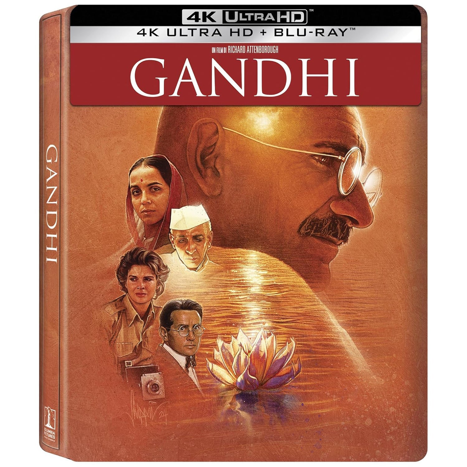 Ганди (1982) (англ. язык) (4K UHD + Blu-ray) Steelbook