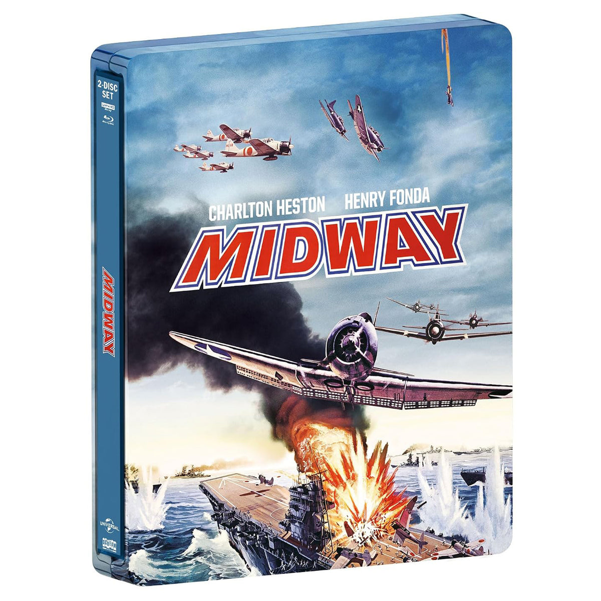 Мідвей (1976) (англ. мова) (4K UHD + Blu-ray) Steelbook
