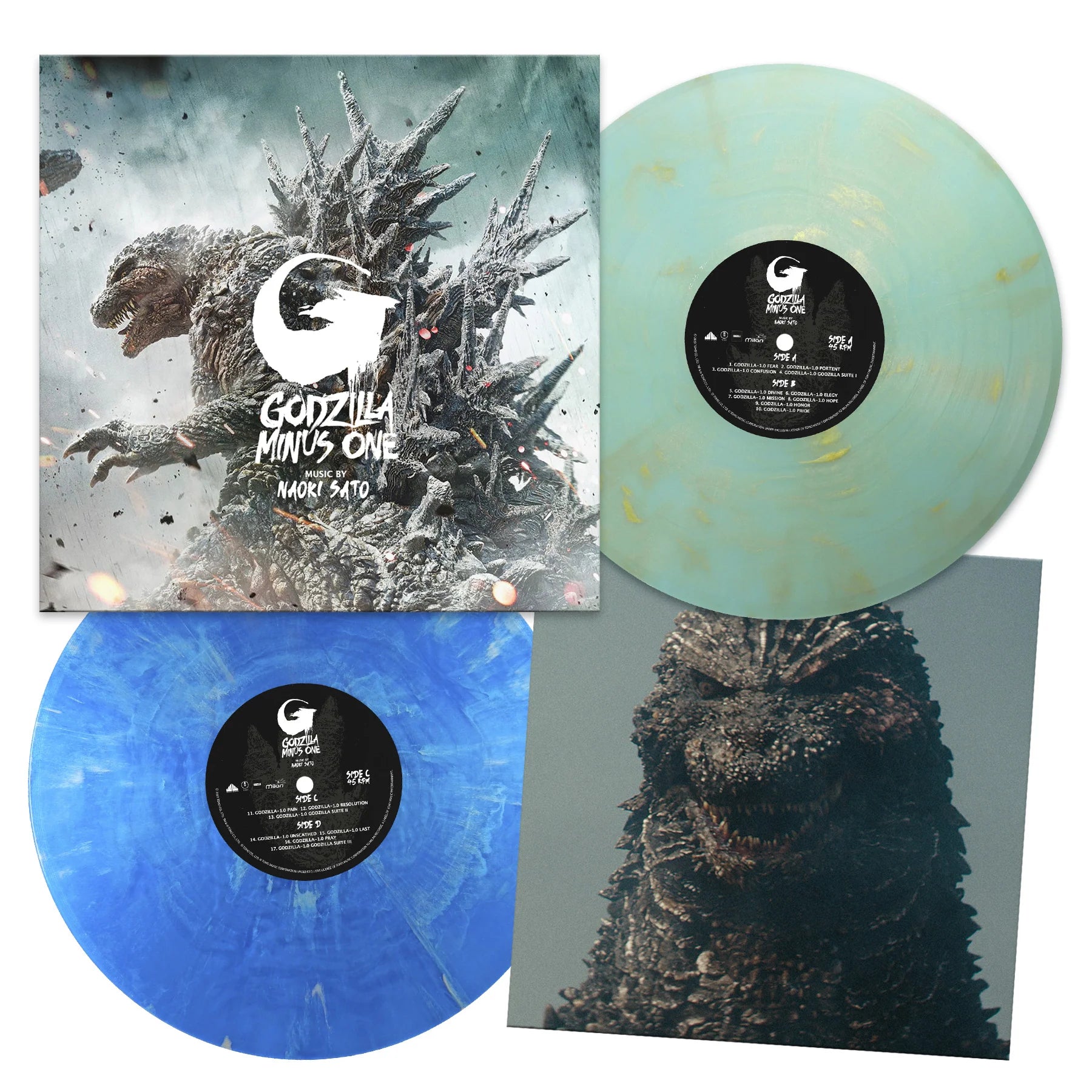 Godzilla Minus One (Original Motion Picture Score) ("Godzilla Heat Ray" Colored Vinyl 2LP)