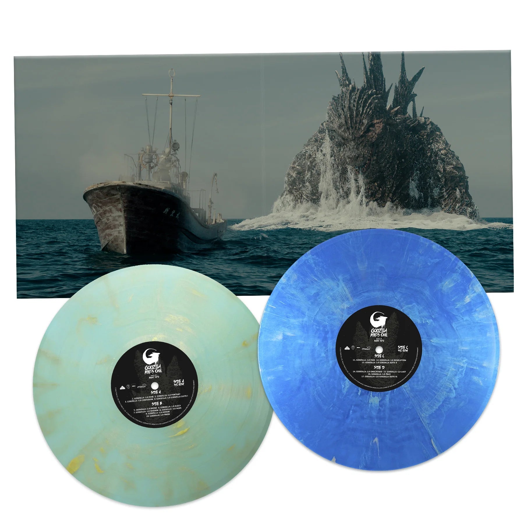 Godzilla Minus One (Original Motion Picture Score) ("Godzilla Heat Ray" Colored Vinyl 2LP)