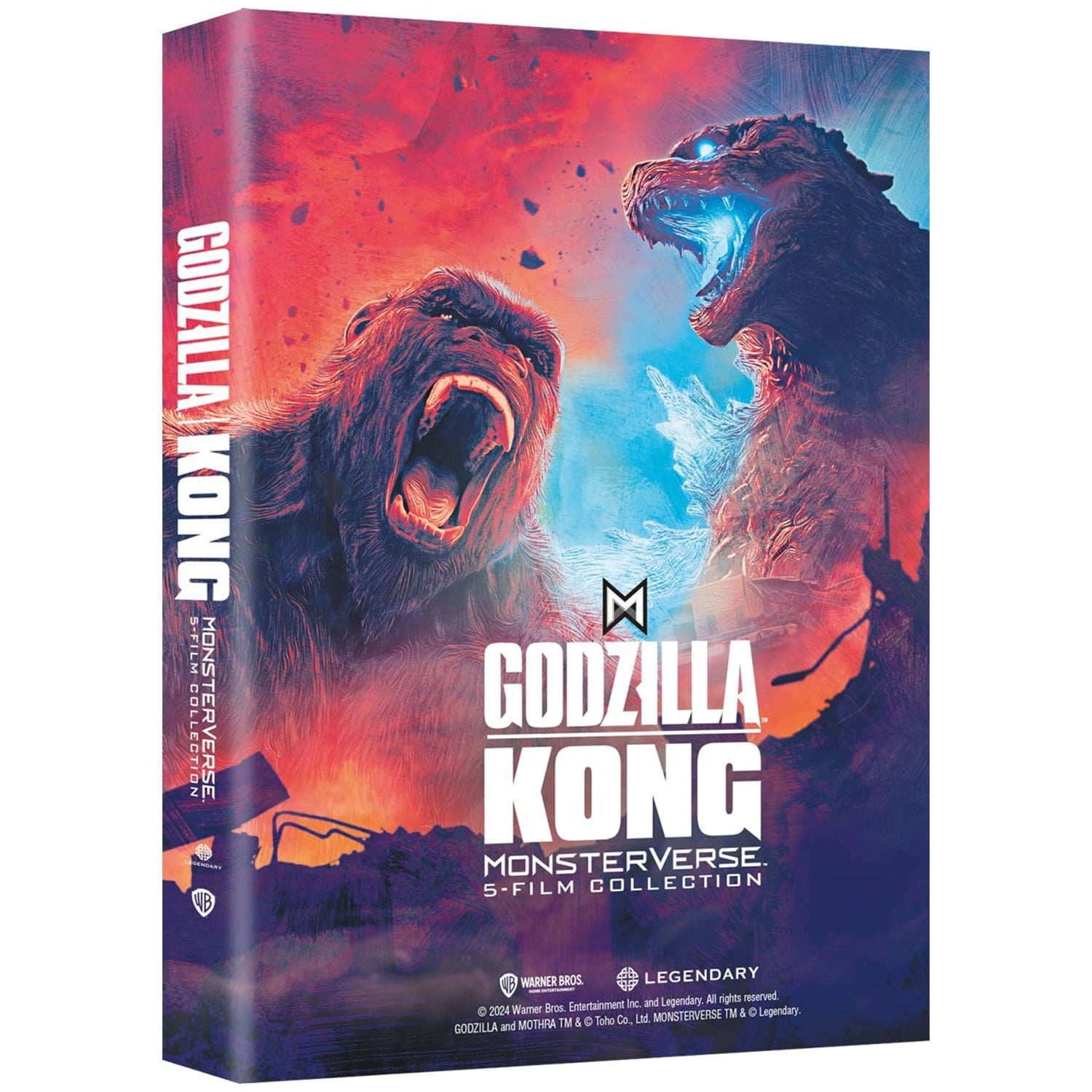 Годзилла/Конг Вселенная монстров: Коллекция 5 фильмов (англ. язык) (4K UHD + Bonus Blu-ray) Collector's Edition DigiPack