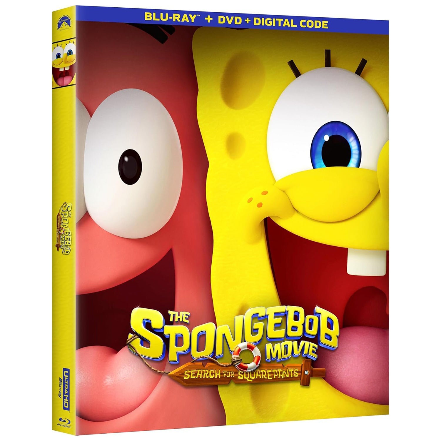 Губка Боб: В поисках квадратных штанов (2025) (англ. язык) (Blu-ray + DVD)