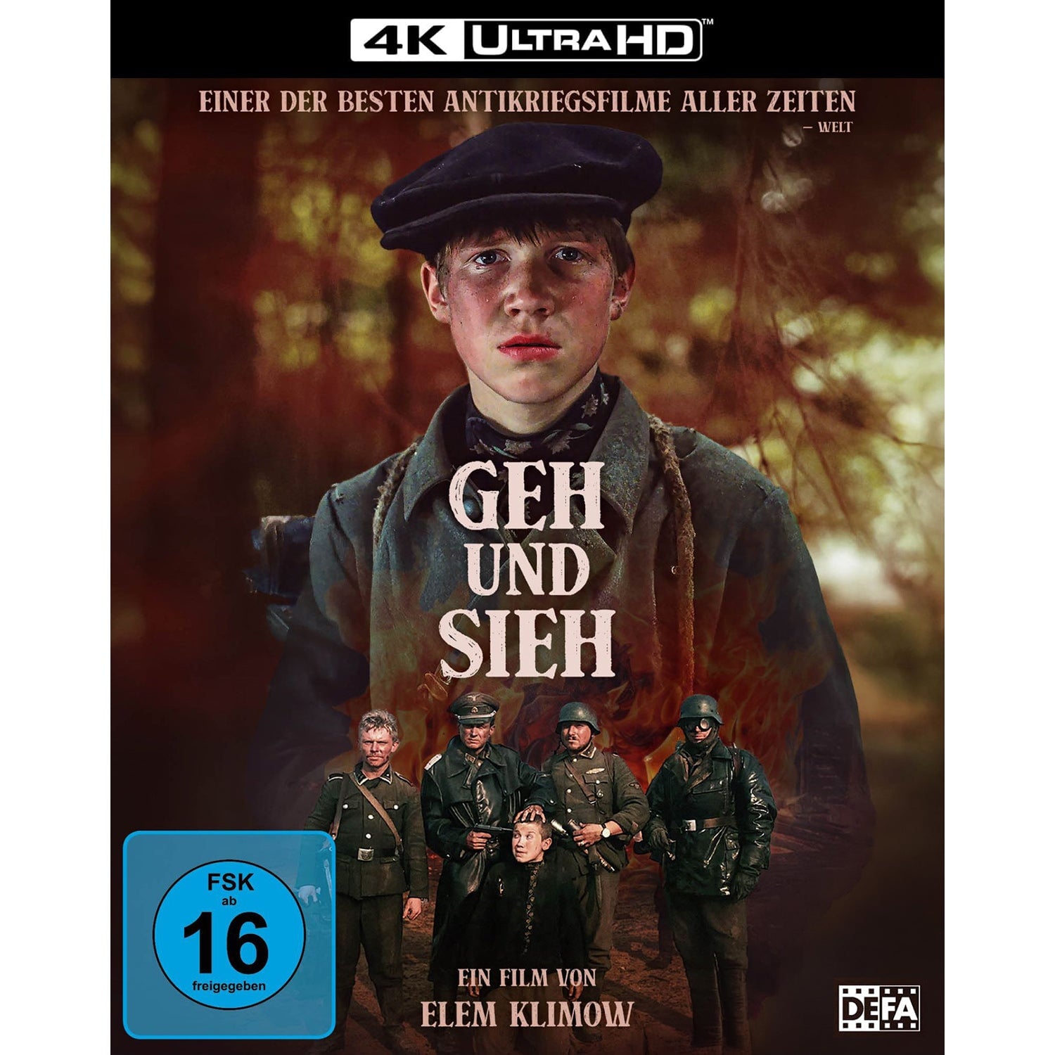 Иди и смотри (1985) (4K UHD + Blu-ray + Бонусный DVD) Mediabook