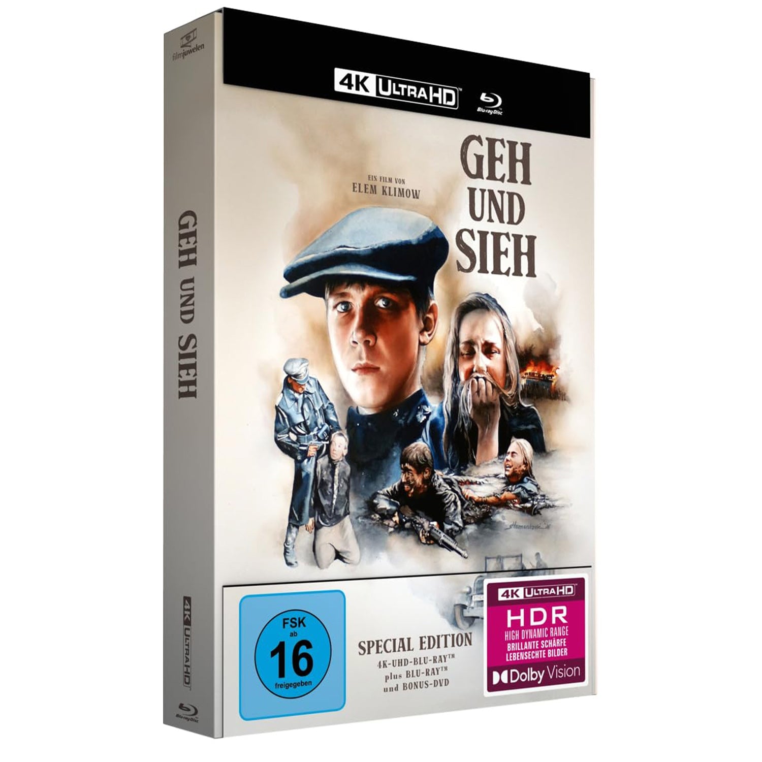 Иди и смотри (1985) (4K UHD + Blu-ray + Бонусный DVD) Mediabook